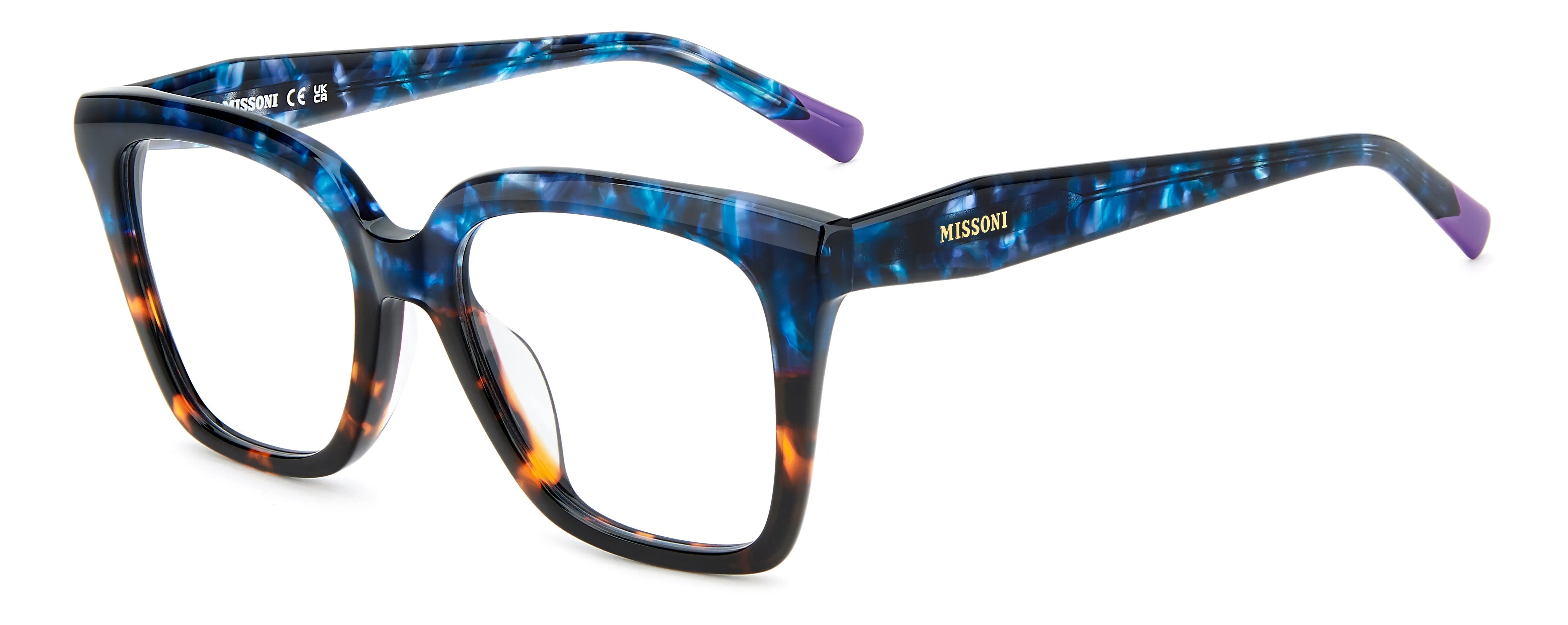 Missoni MIS 0275/G JBW Montature da vista Acetato Blu Squadrata Normale - immagine 1