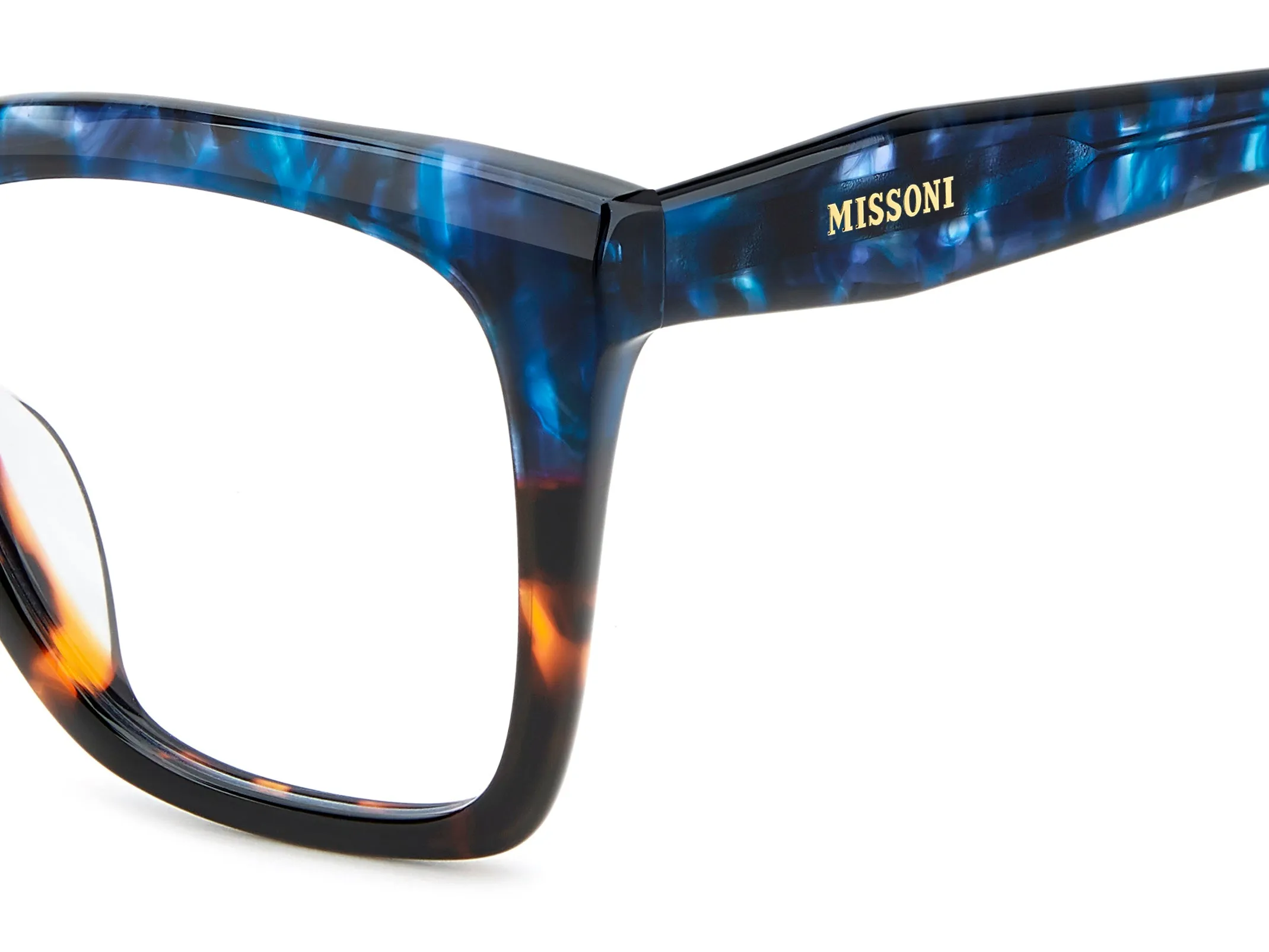 Missoni MIS 0275/G JBW Montature da vista Acetato Blu Squadrata Normale - immagine 3