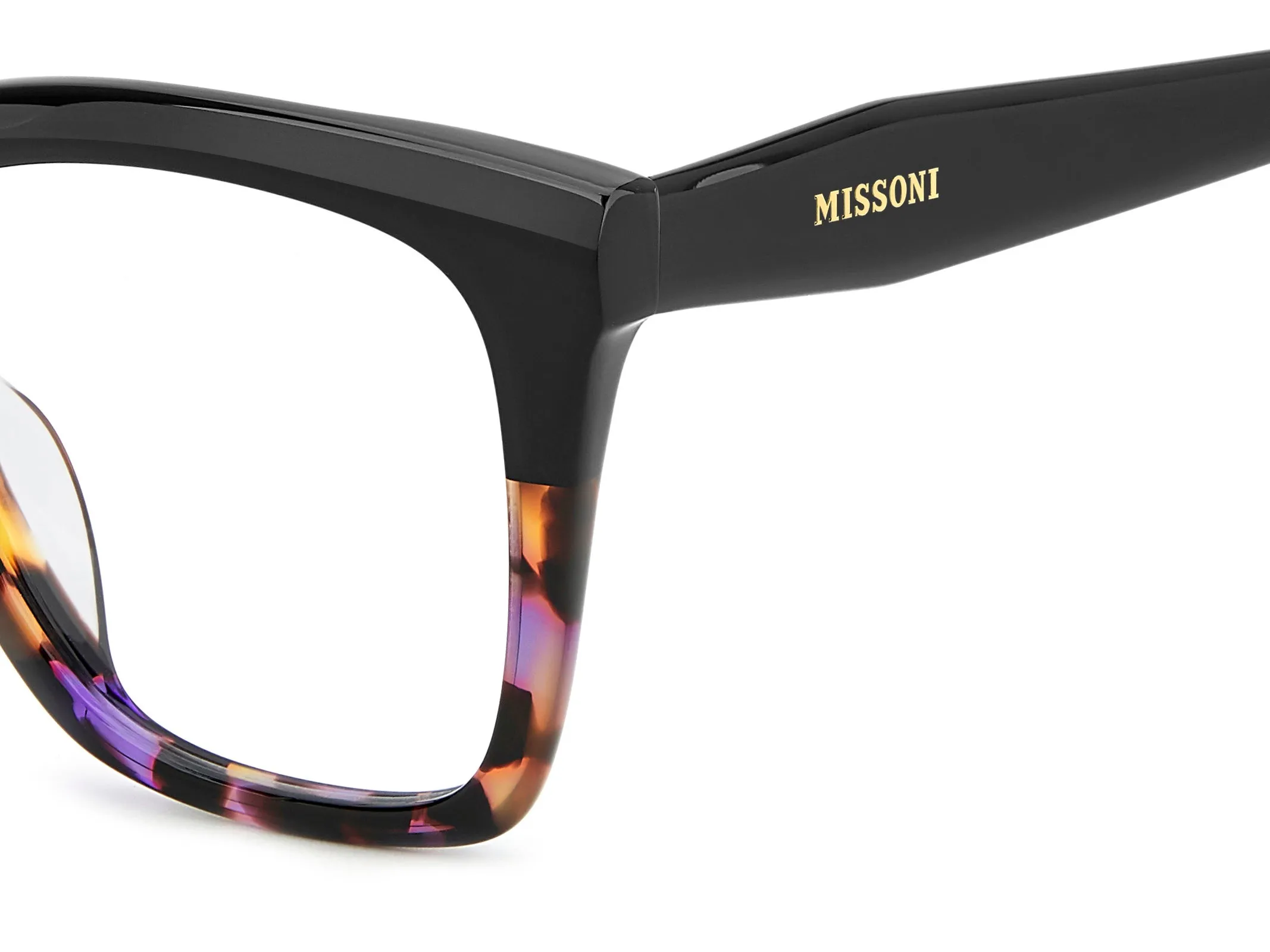 Missoni MIS 0275/G F0T Montature da vista Acetato Havana Squadrata Normale - immagine 3