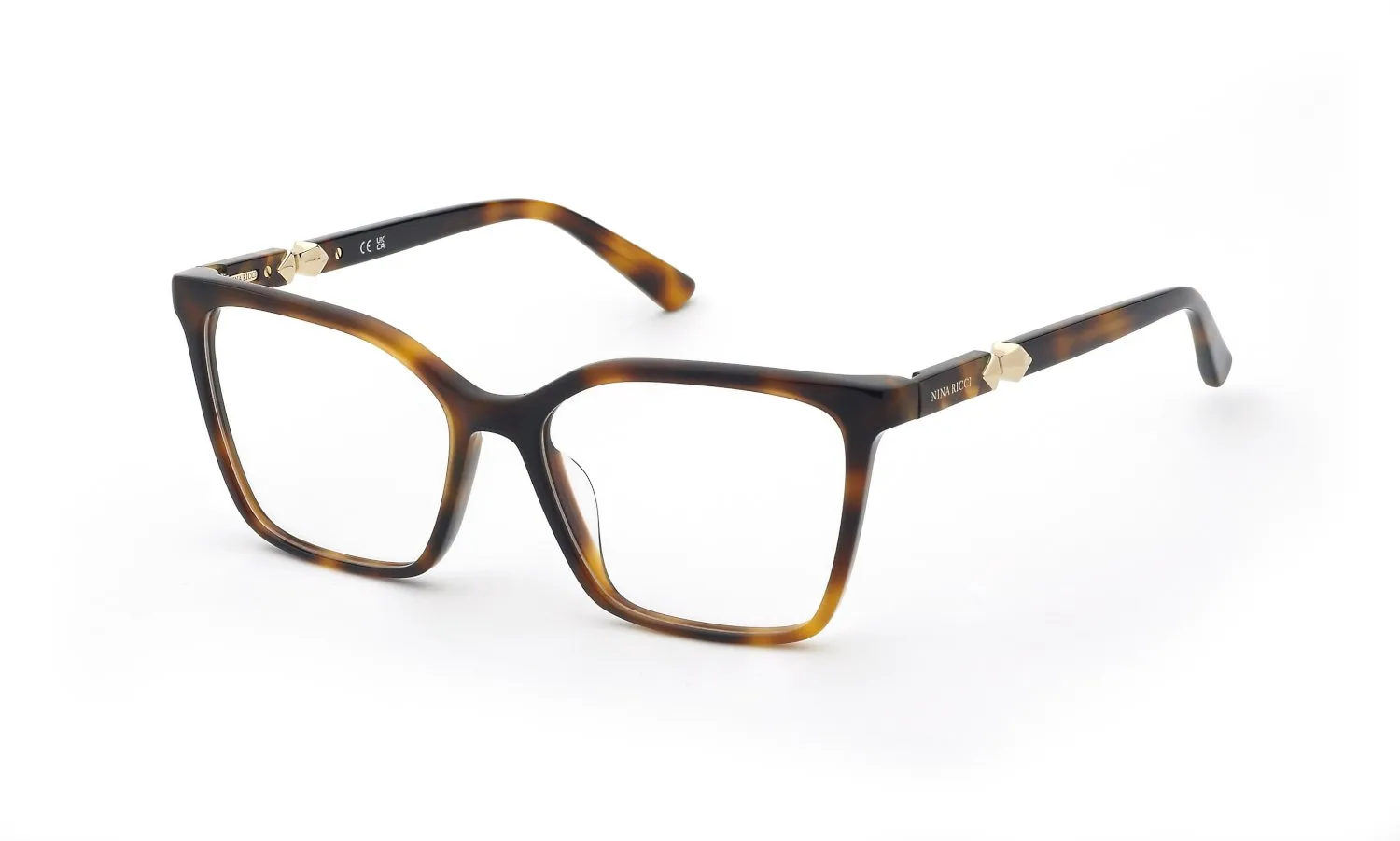 Nina Ricci VNR449 752 Montature da vista Acetato Havana Farfalla - immagine 1