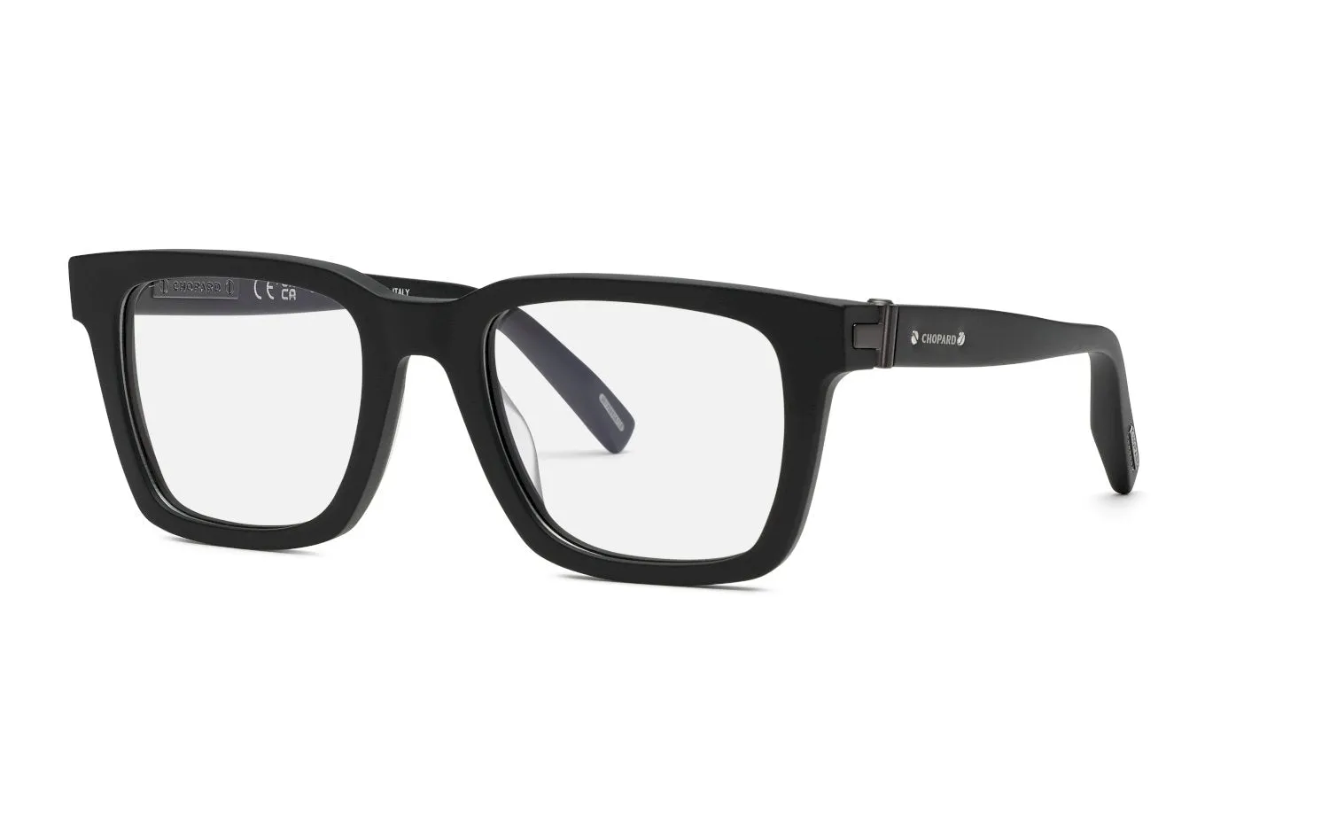 Chopard VCH372 703 Montature da vista Acetato Nero Squadrata - immagine 1