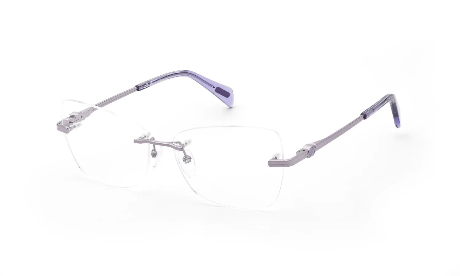 Blumarine VBM233 0Q63 Montature da vista Metallo Lilla Farfalla - immagine 1