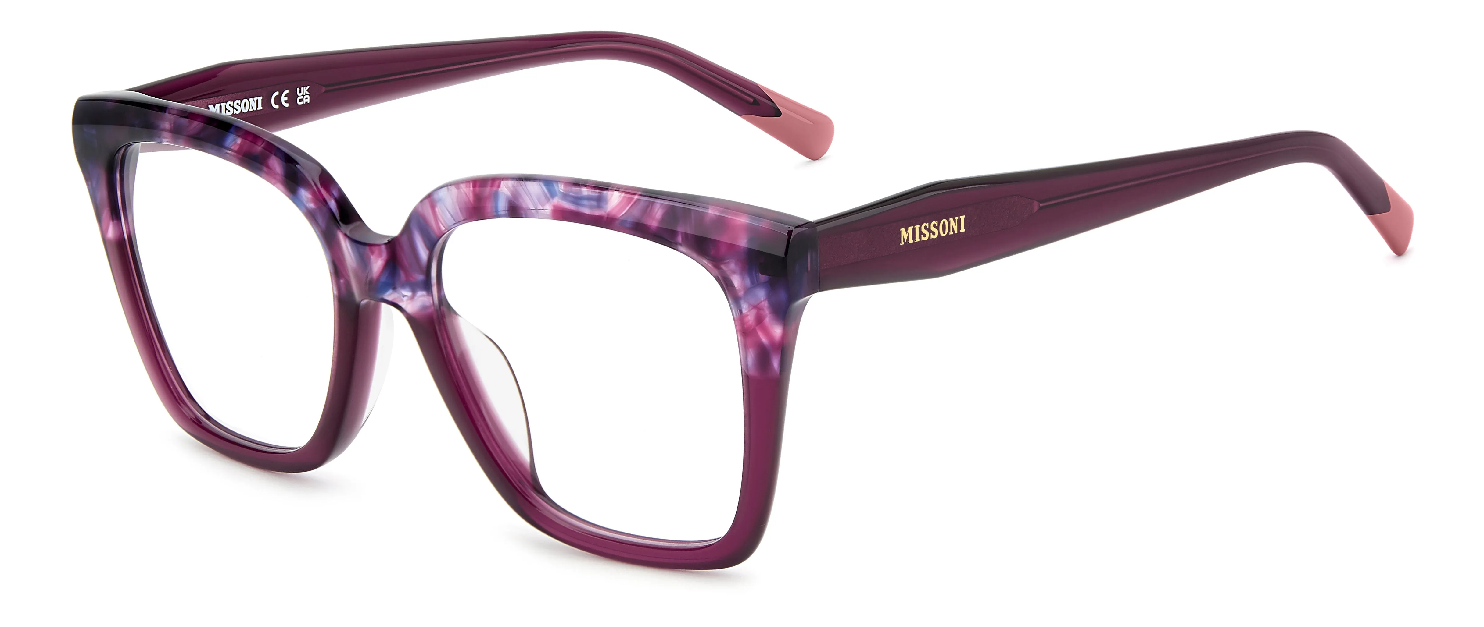 Missoni MIS 0275/G HKZ Montature da vista Acetato Viola Squadrata Normale - immagine 1