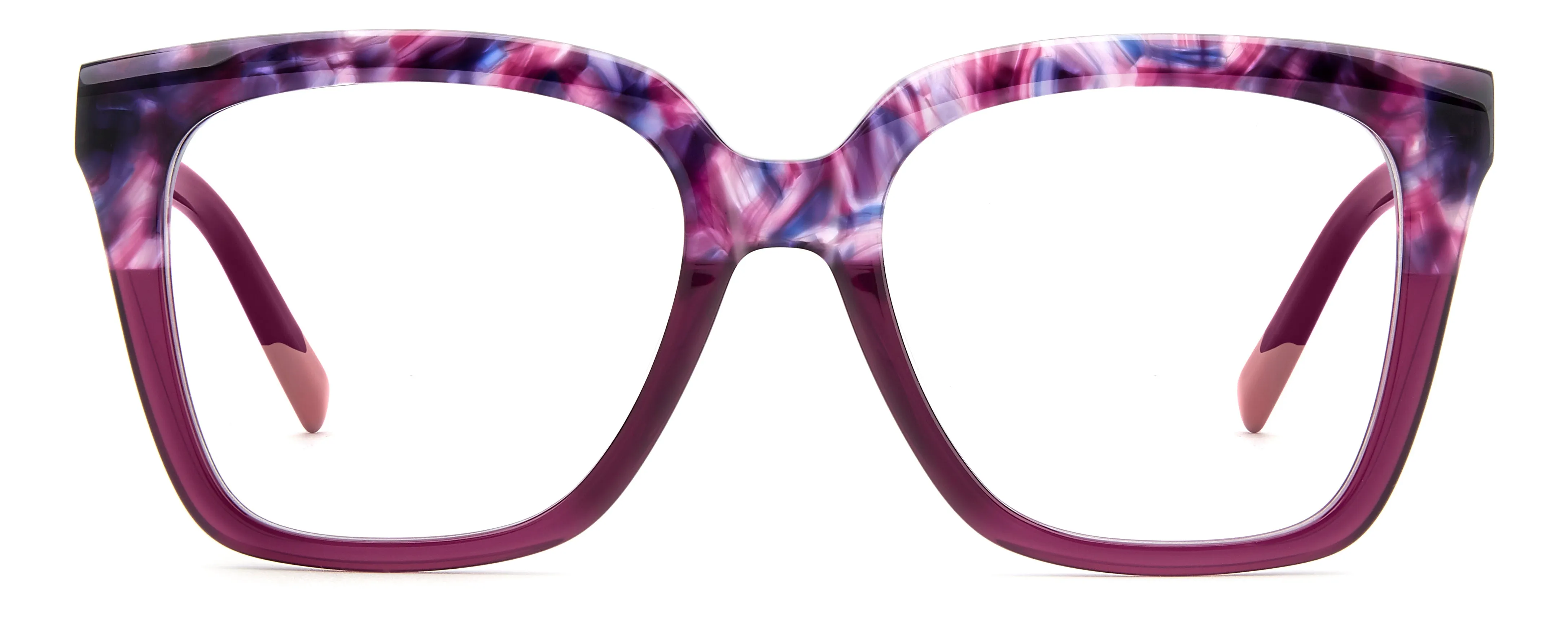 Missoni MIS 0275/G HKZ Montature da vista Acetato Viola Squadrata Normale - immagine 2