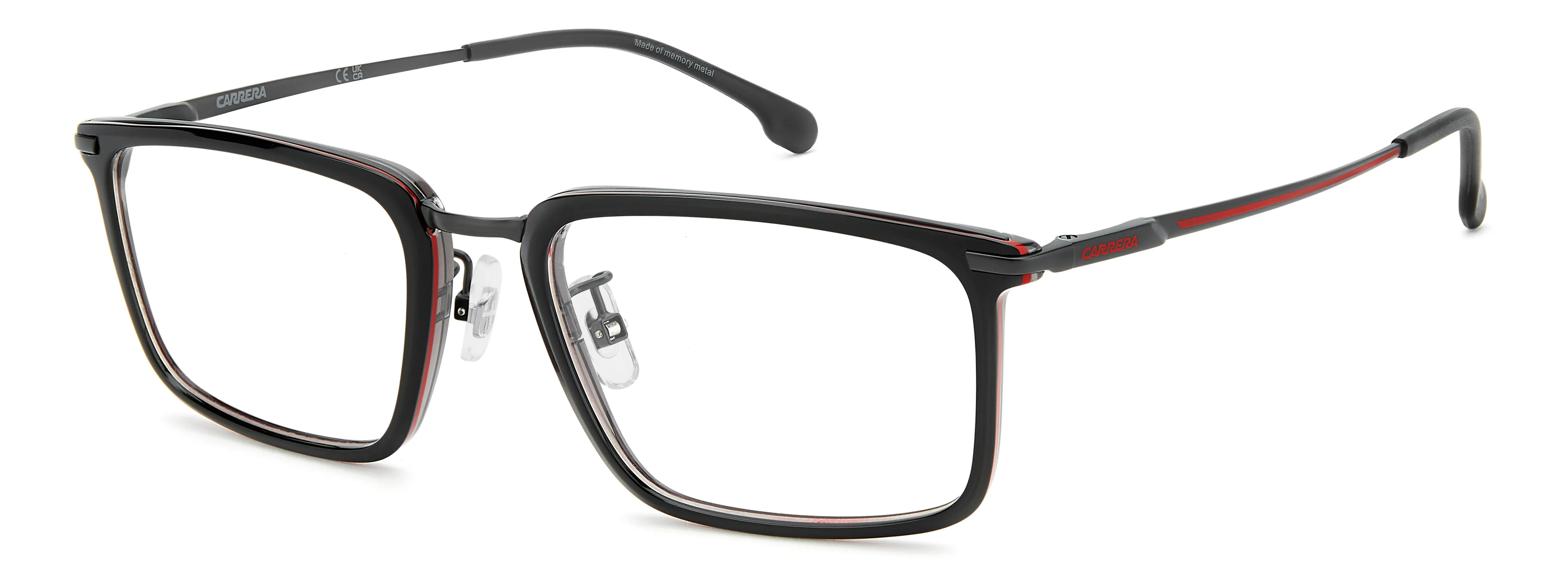 Carrera CARRERA 8935 OIT Montature da vista Acetato Nero Squadrata Normale - immagine 1