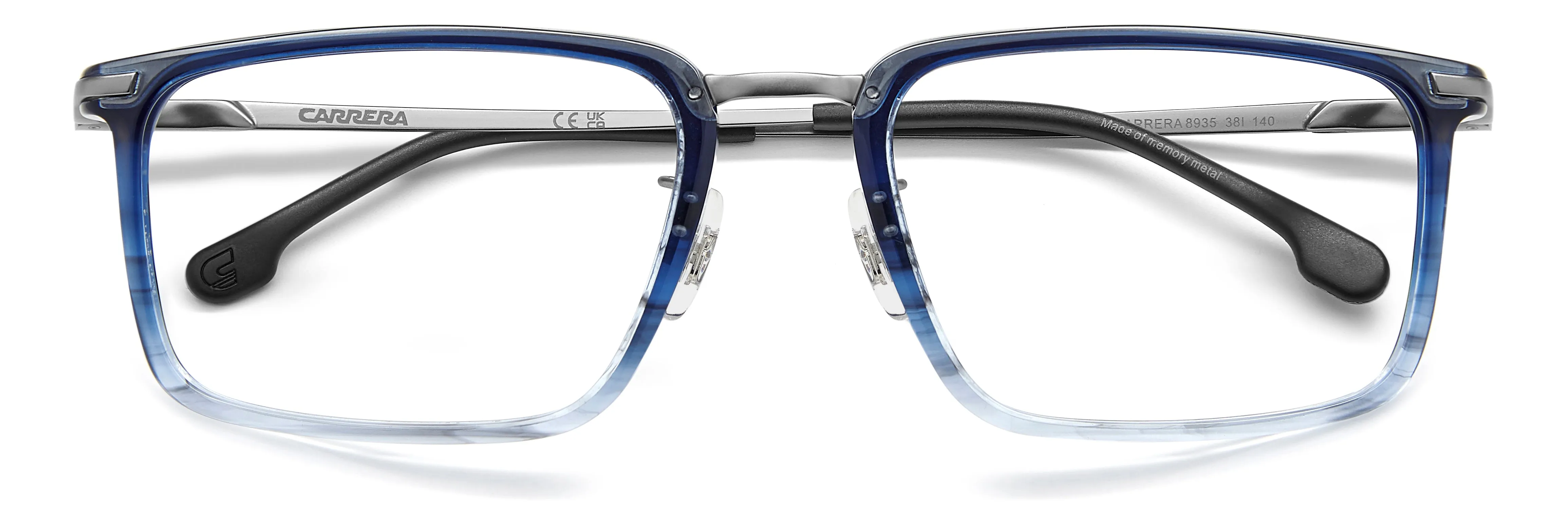 Carrera CARRERA 8935 38I Montature da vista Acetato Blu Squadrata Normale - immagine 3