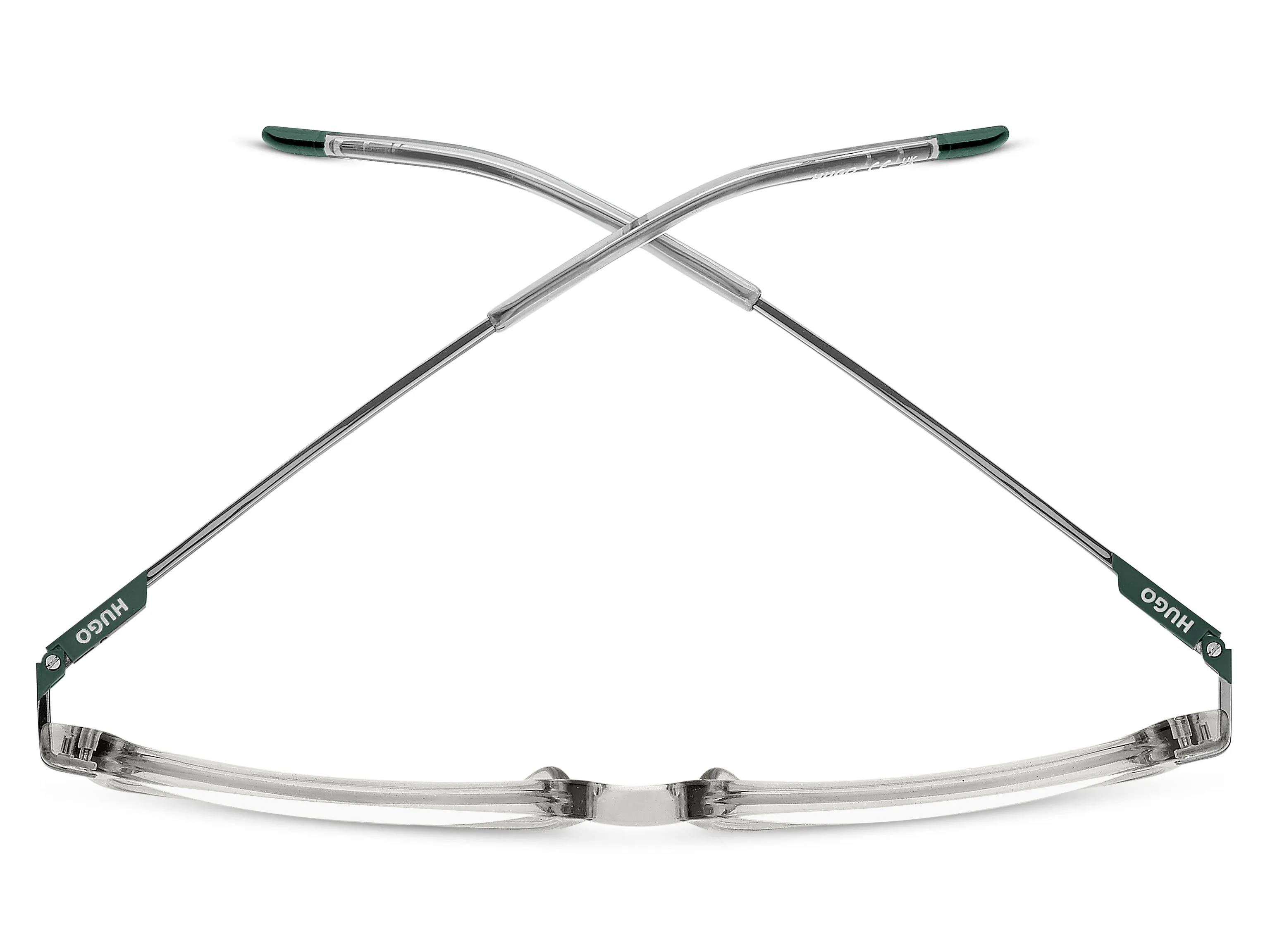 Hugo Boss HG 1407 KAC Montature da vista Acetato Grigio Squadrata Normale - immagine 3