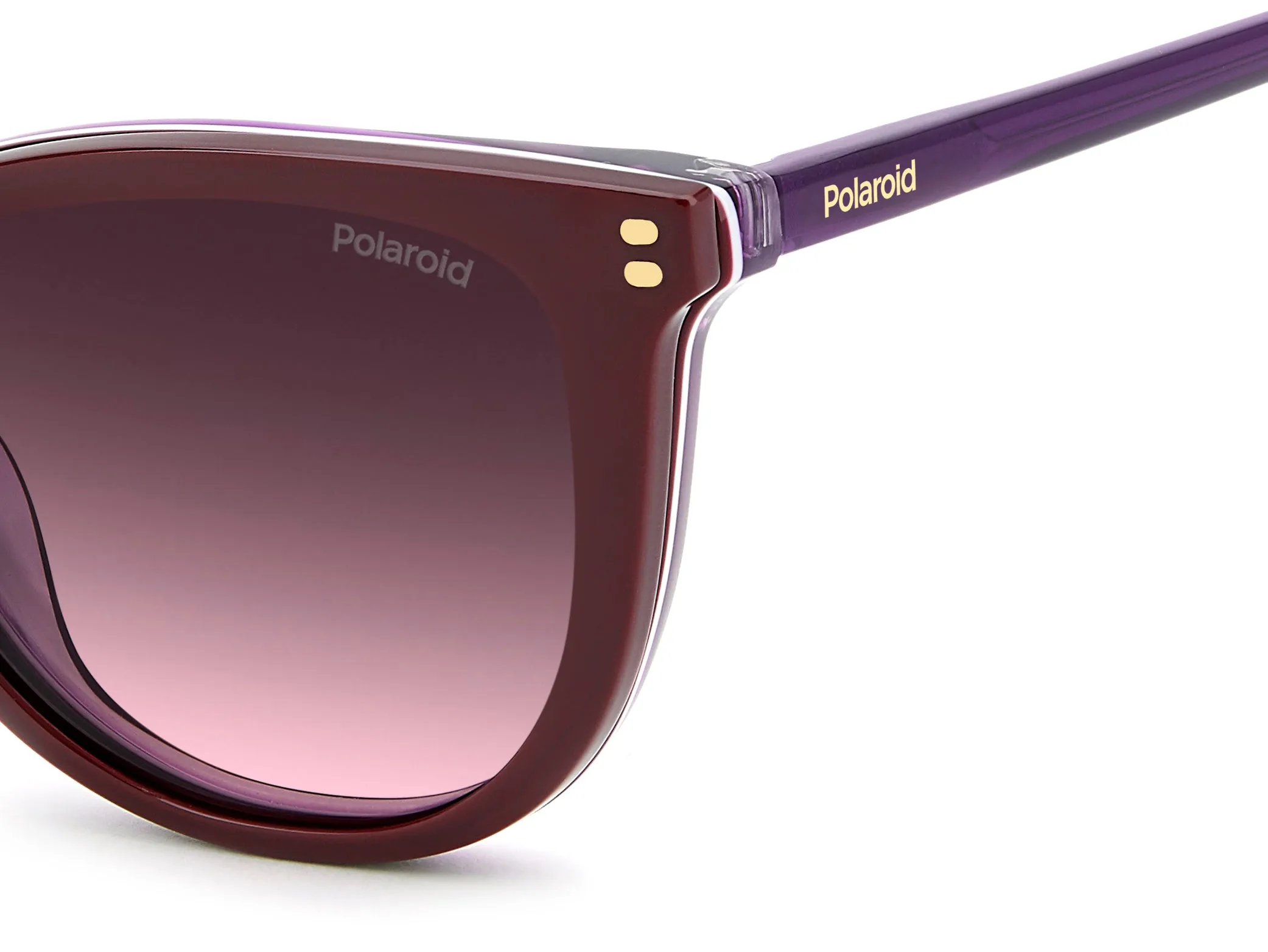 Polaroid PLD D605/C B3V/XW Montature da vista Acetato Viola Viola Farfalla Polarizzata Sfumato - immagine 4