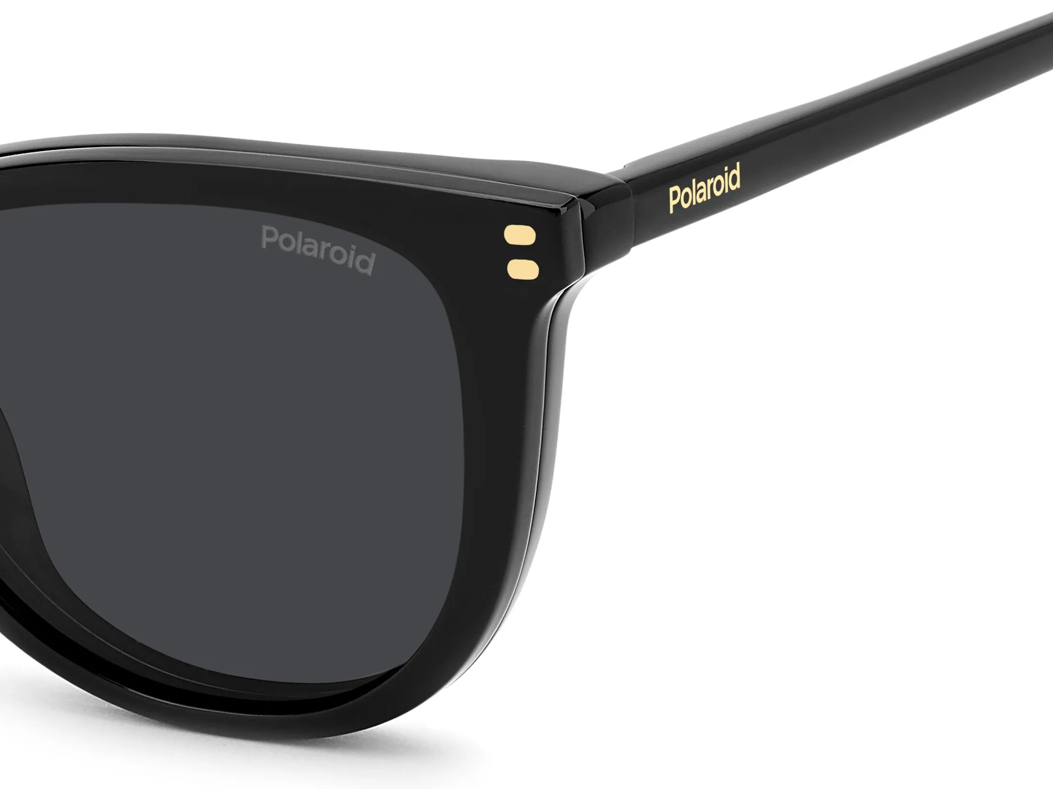 Polaroid PLD D605/C 807/M9 Montature da vista Acetato Nero Grigio Farfalla Polarizzata - immagine 4