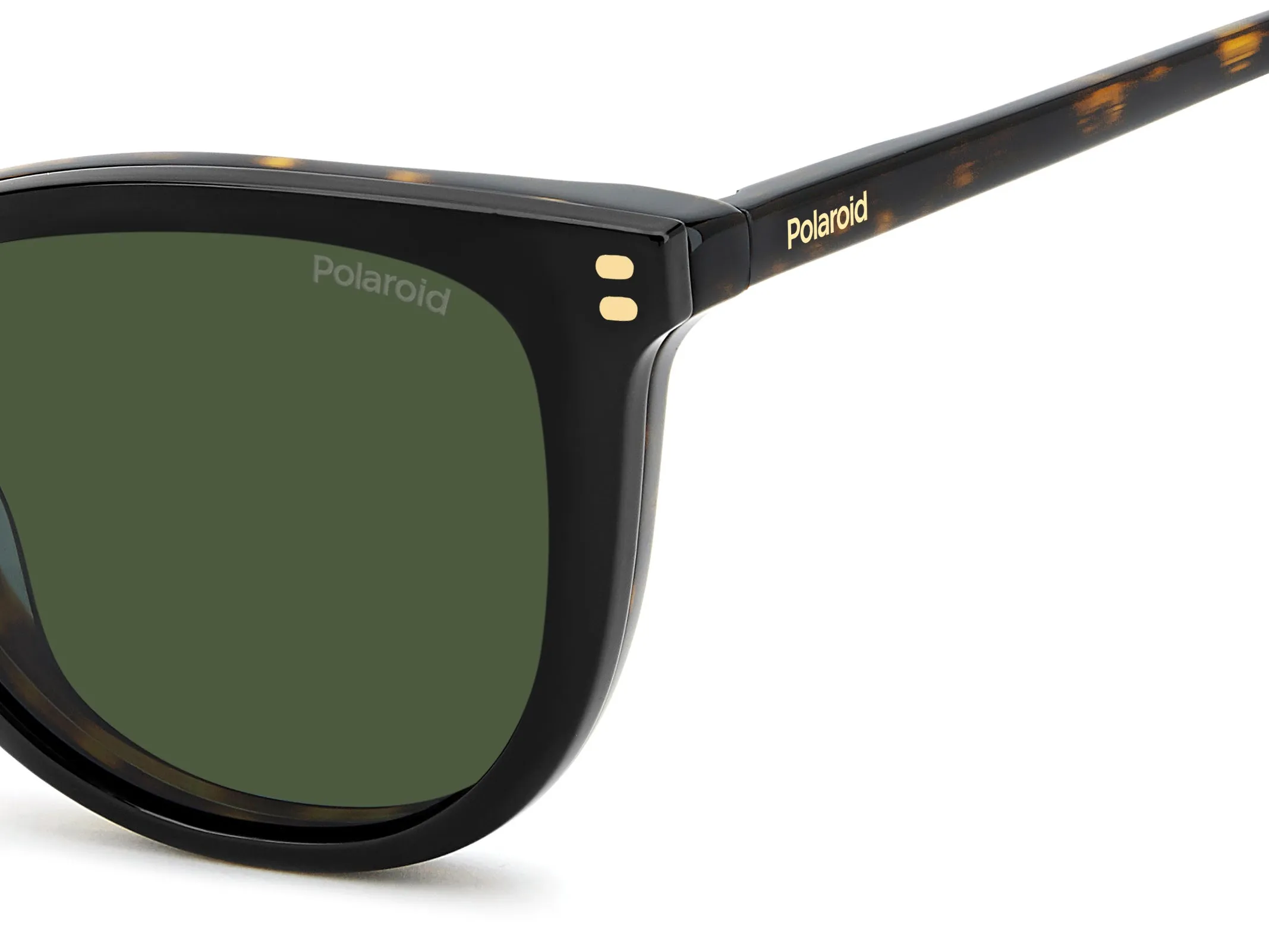 Polaroid PLD D605/C 086/UC Montature da vista Acetato Havana Verde Farfalla Polarizzata - immagine 4