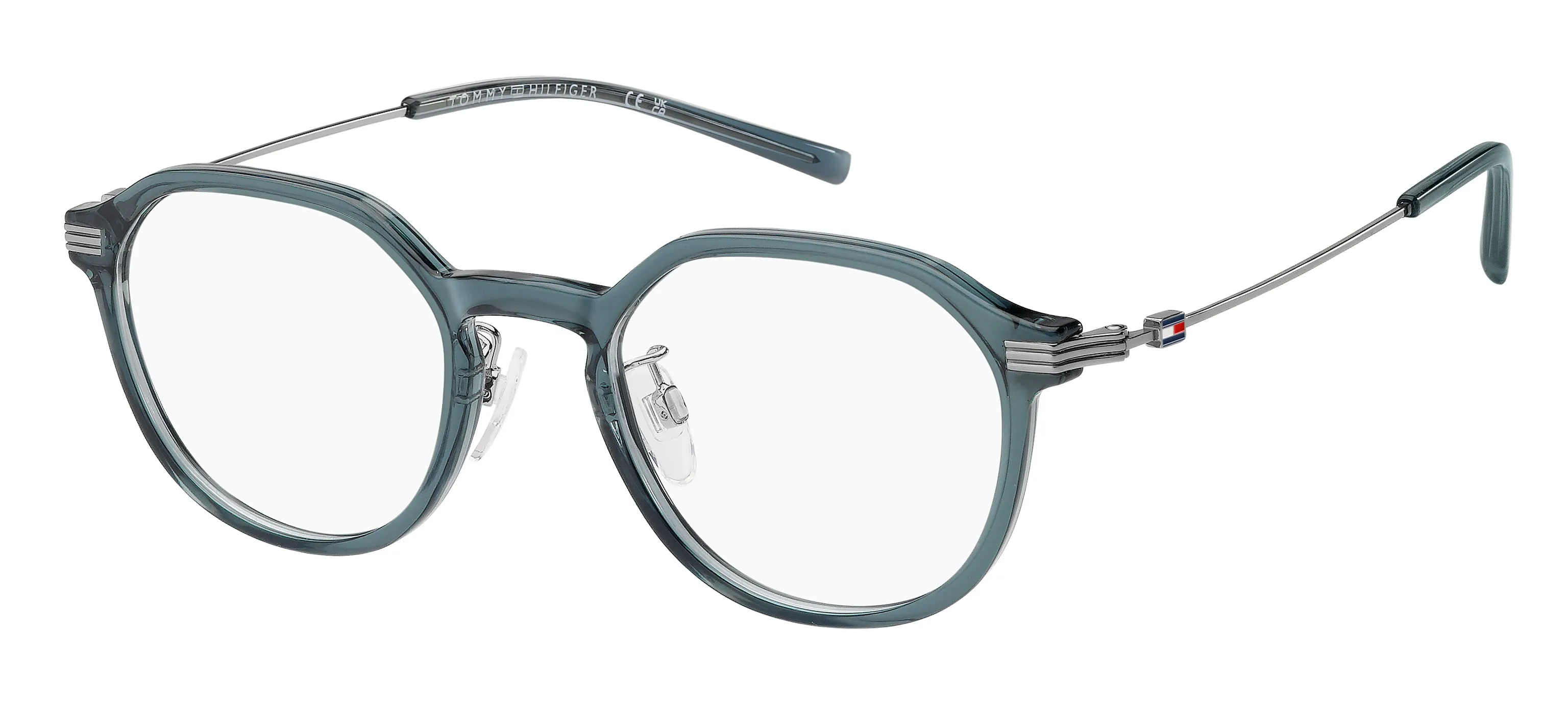 Tommy Hilfiger TH 2364/F ZI9 Montature da vista Polyamide Verde Pantos Normale - immagine 1