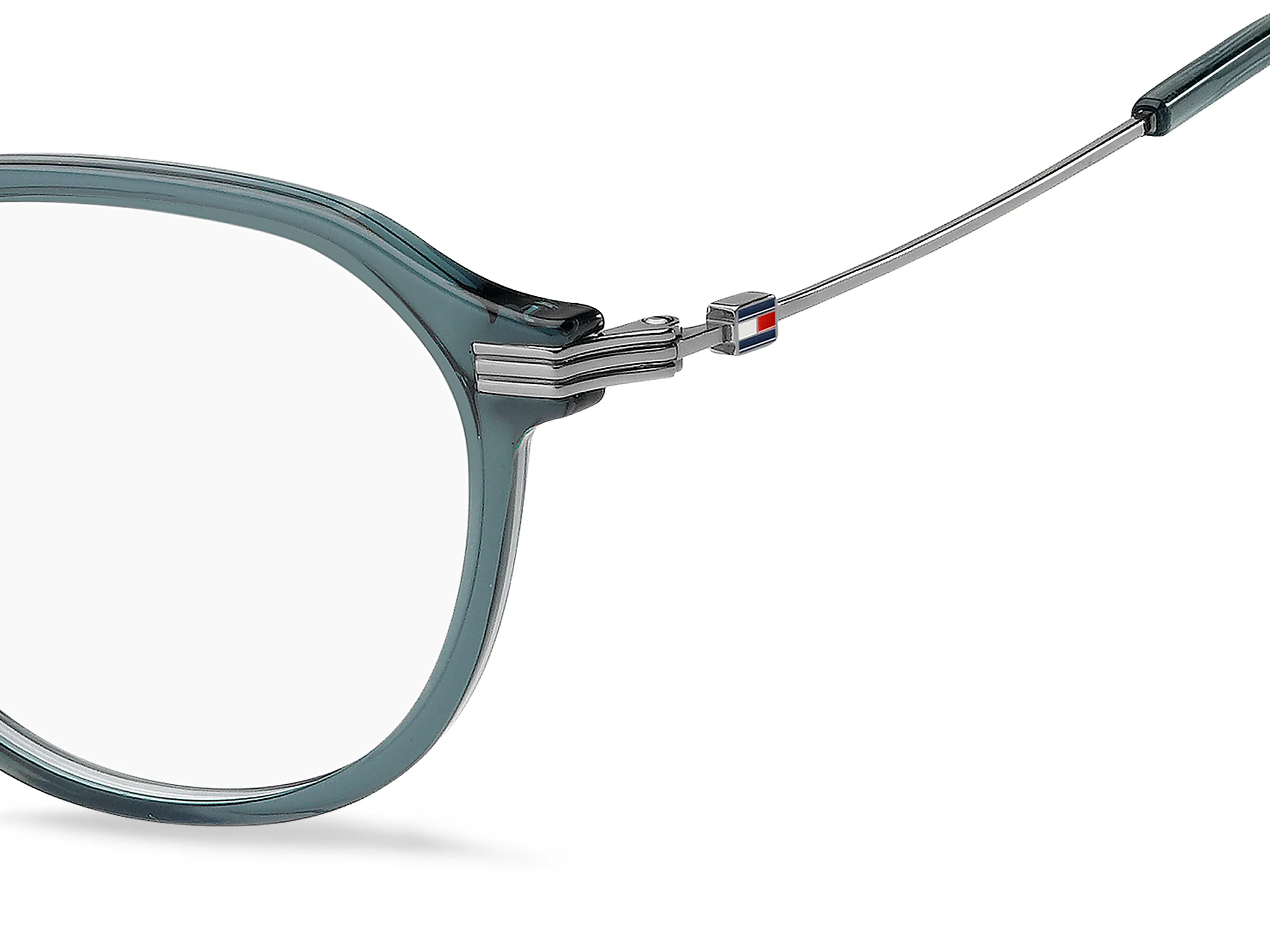 Tommy Hilfiger TH 2364/F ZI9 Montature da vista Polyamide Verde Pantos Normale - immagine 3