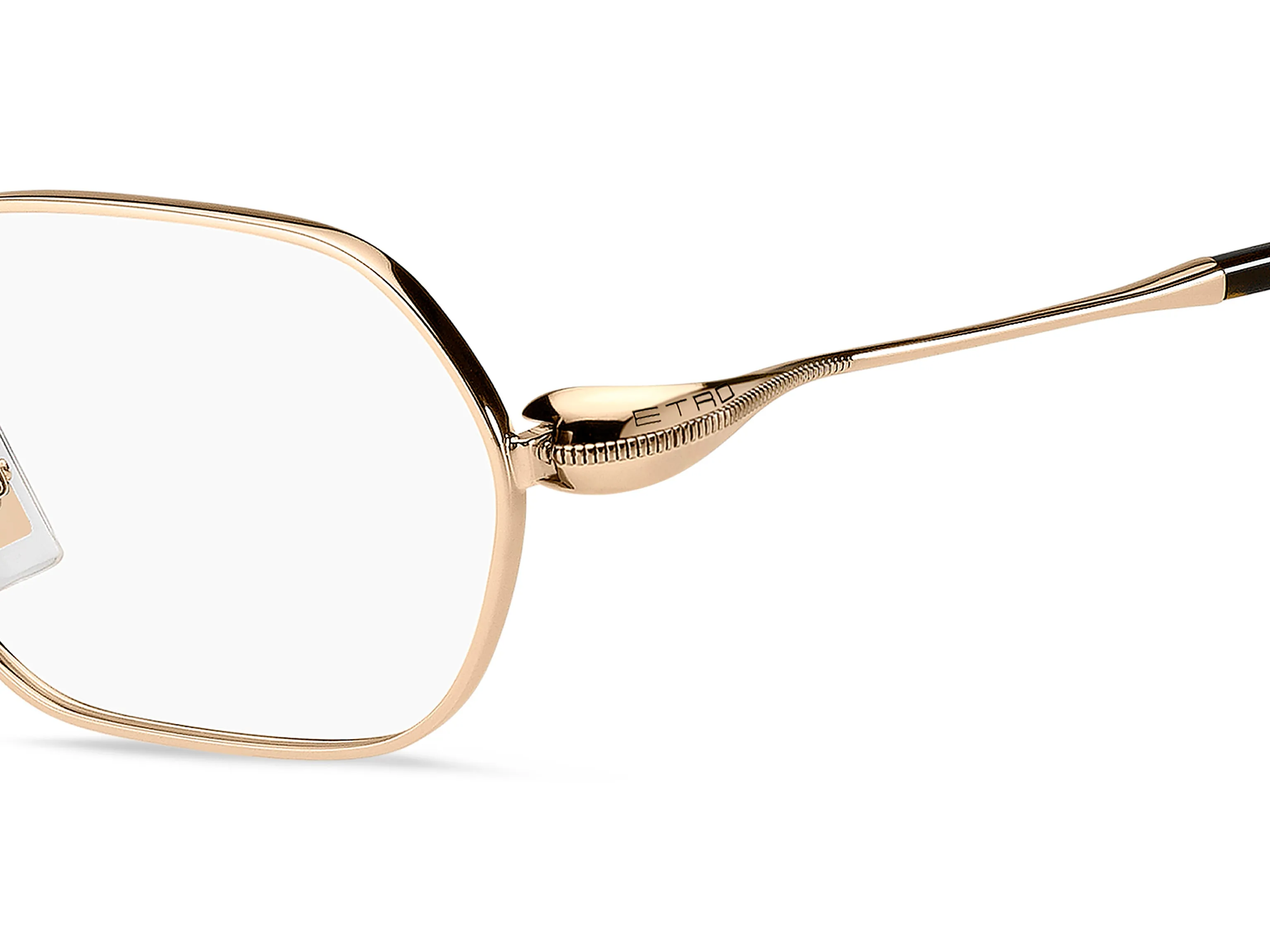 ETRO ETRO 0140 000 Montature da vista Metallo Oro Squadrata Normale - immagine 4