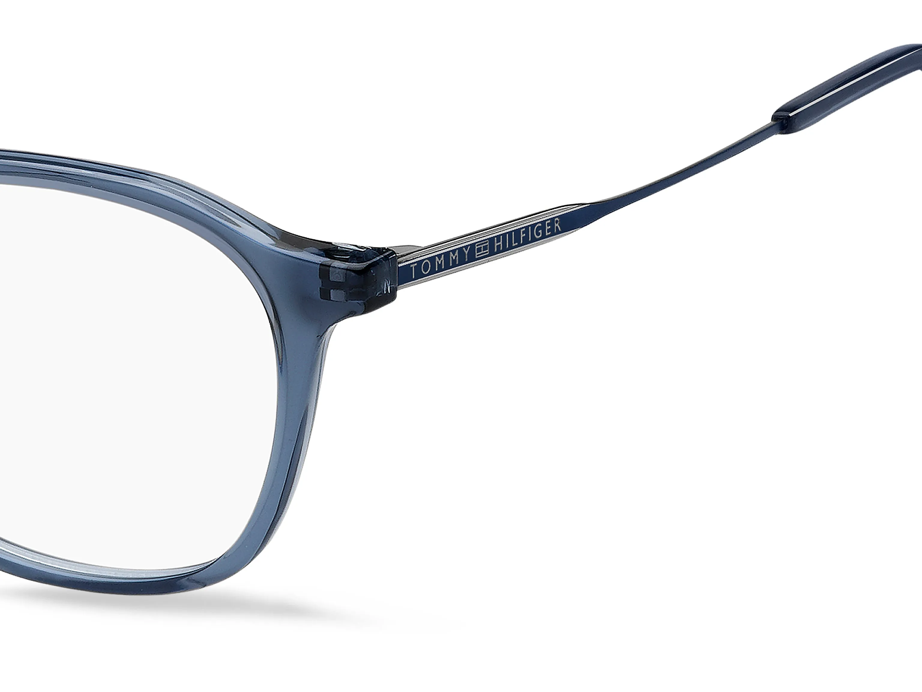 Tommy Hilfiger TH 2362/F PJP Montature da vista Polyamide Blu Squadrata Normale - immagine 3