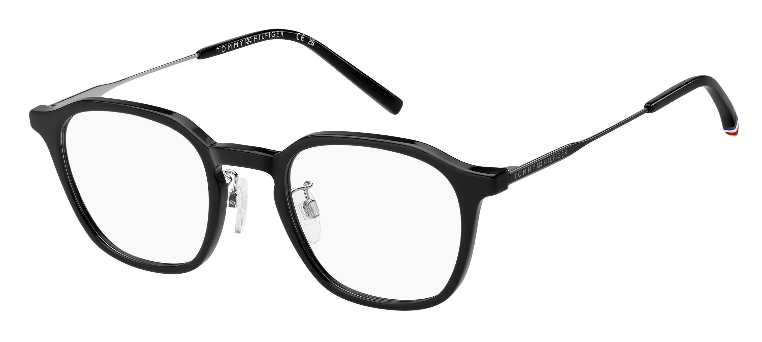 Tommy Hilfiger TH 2362/F 807 Montature da vista Polyamide Nero Squadrata Normale - immagine 1
