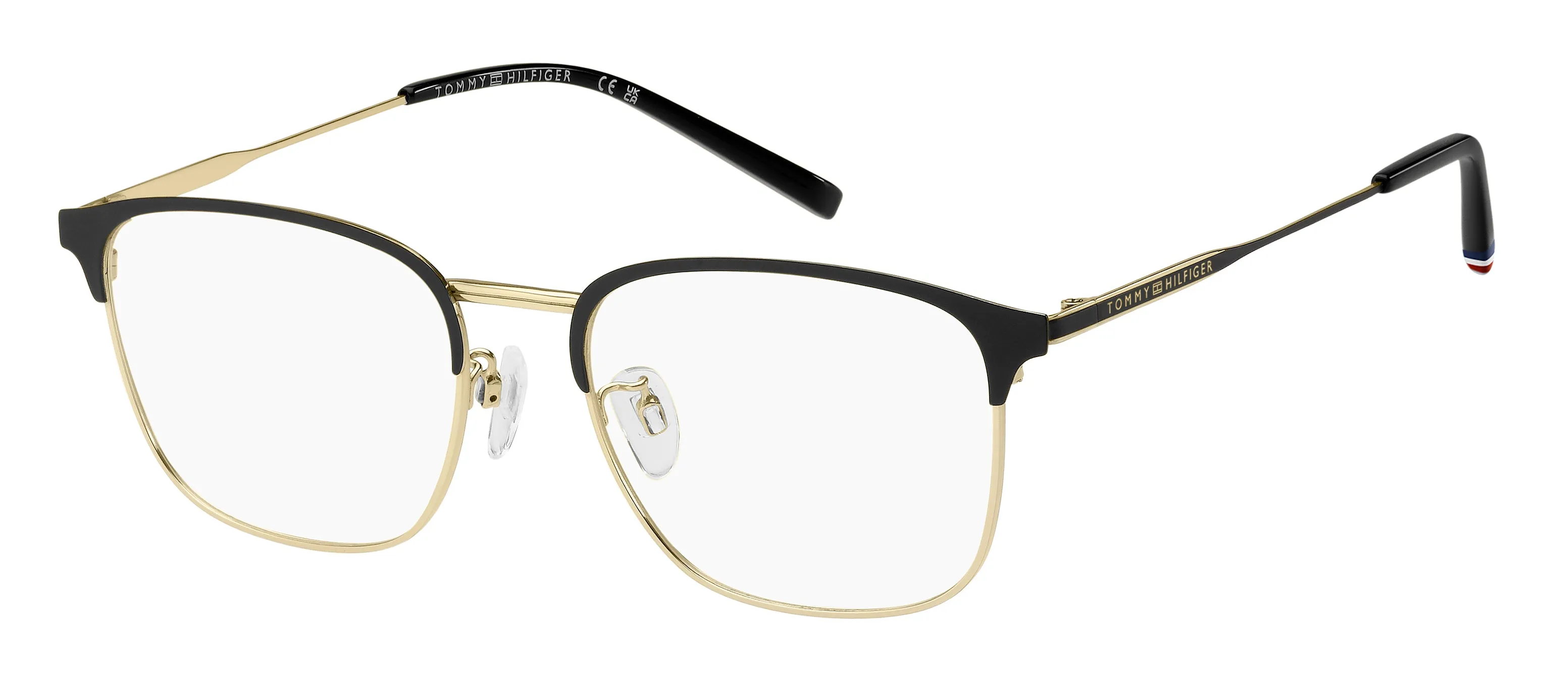 Tommy Hilfiger TH 2361/F 2M2 Montature da vista Metallo Nero Squadrata Normale - immagine 1