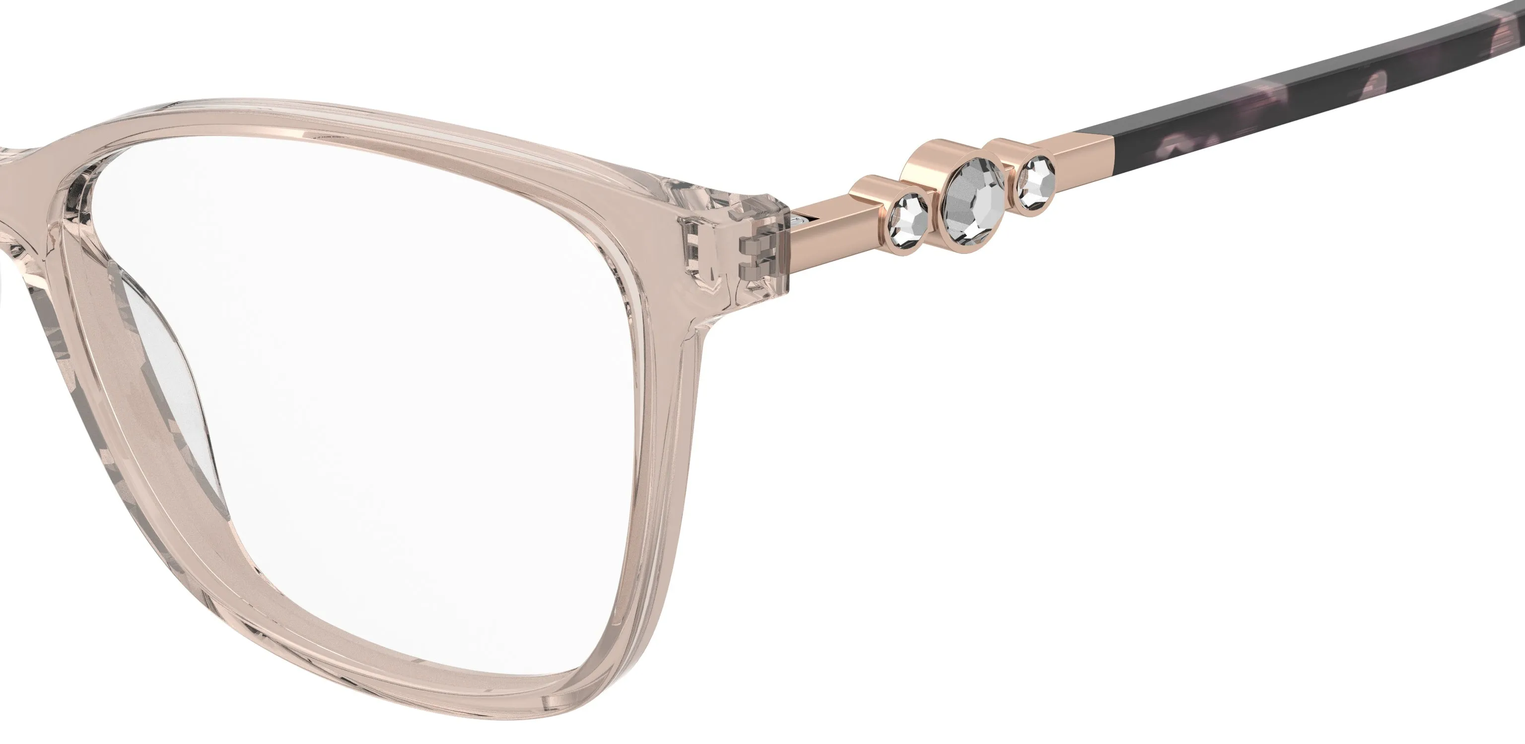 Pierre Cardin P.C. 8555 35J Montature da vista Acetato Rosa Squadrata Normale - immagine 3