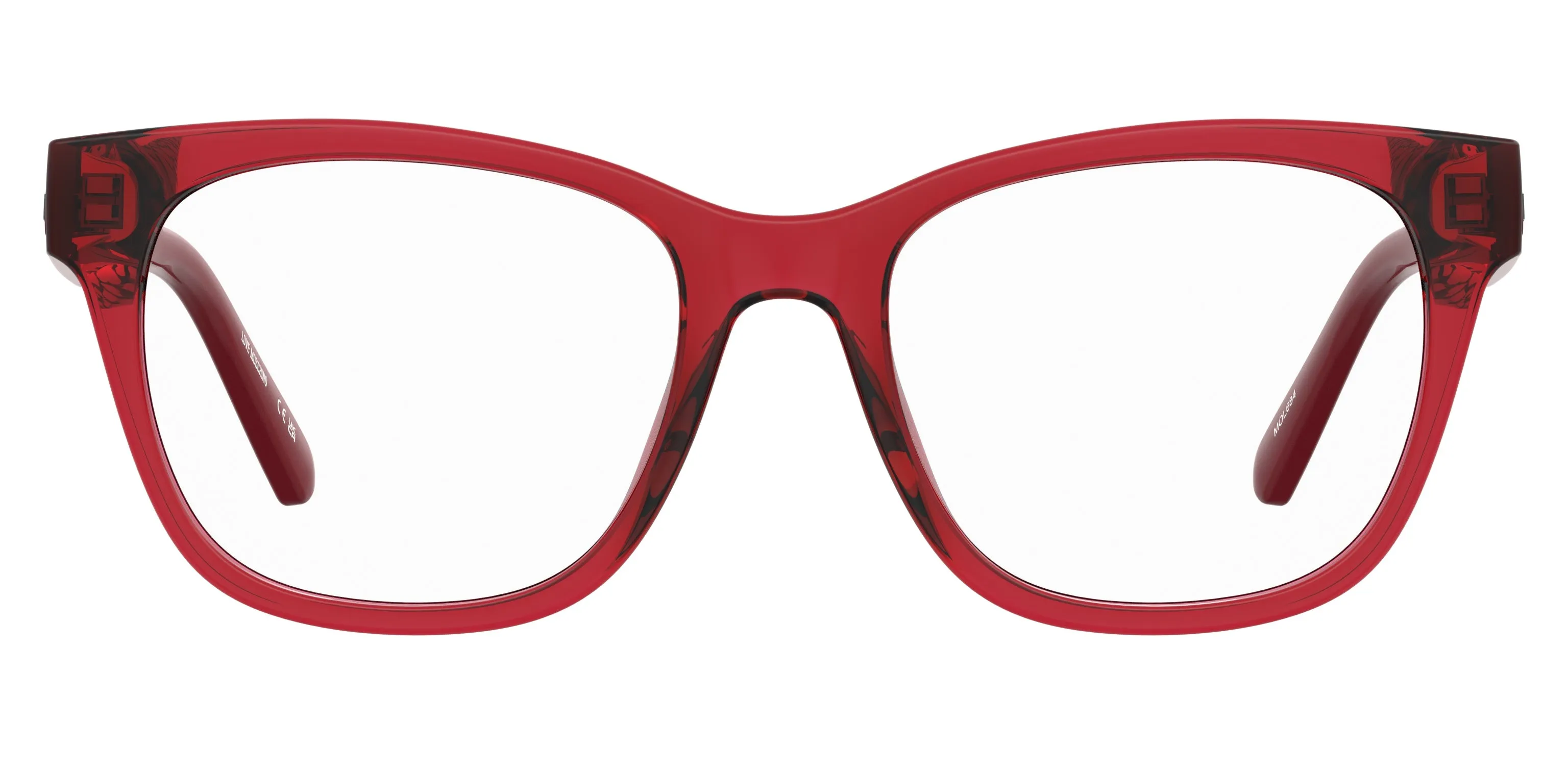 Moschino MOL684 1ED Montature da vista Polyamide Verde Squadrata Normale - immagine 2
