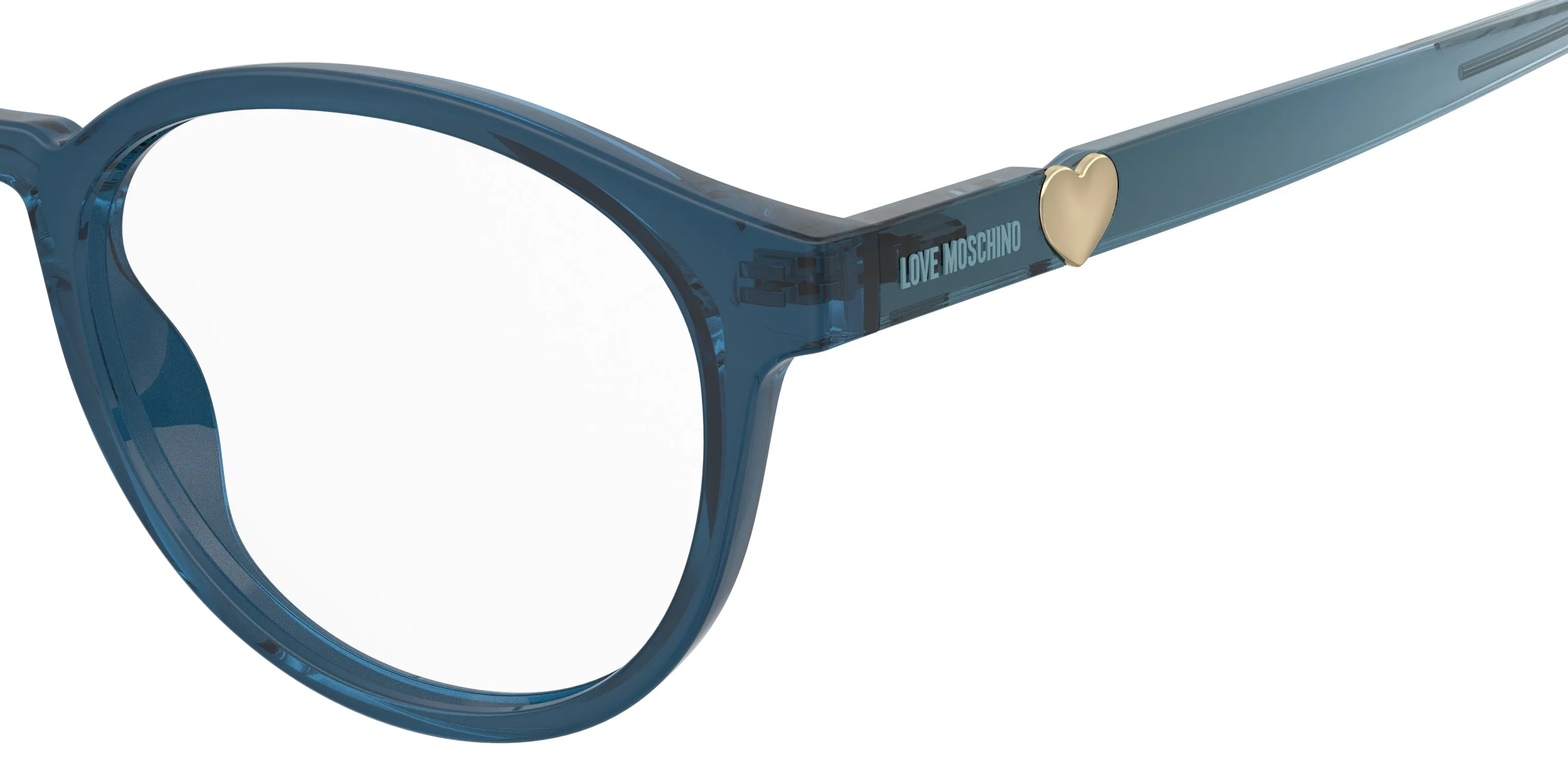 Moschino MOL683 ZI9 Montature da vista Polyamide Verde Pantos Normale - immagine 3