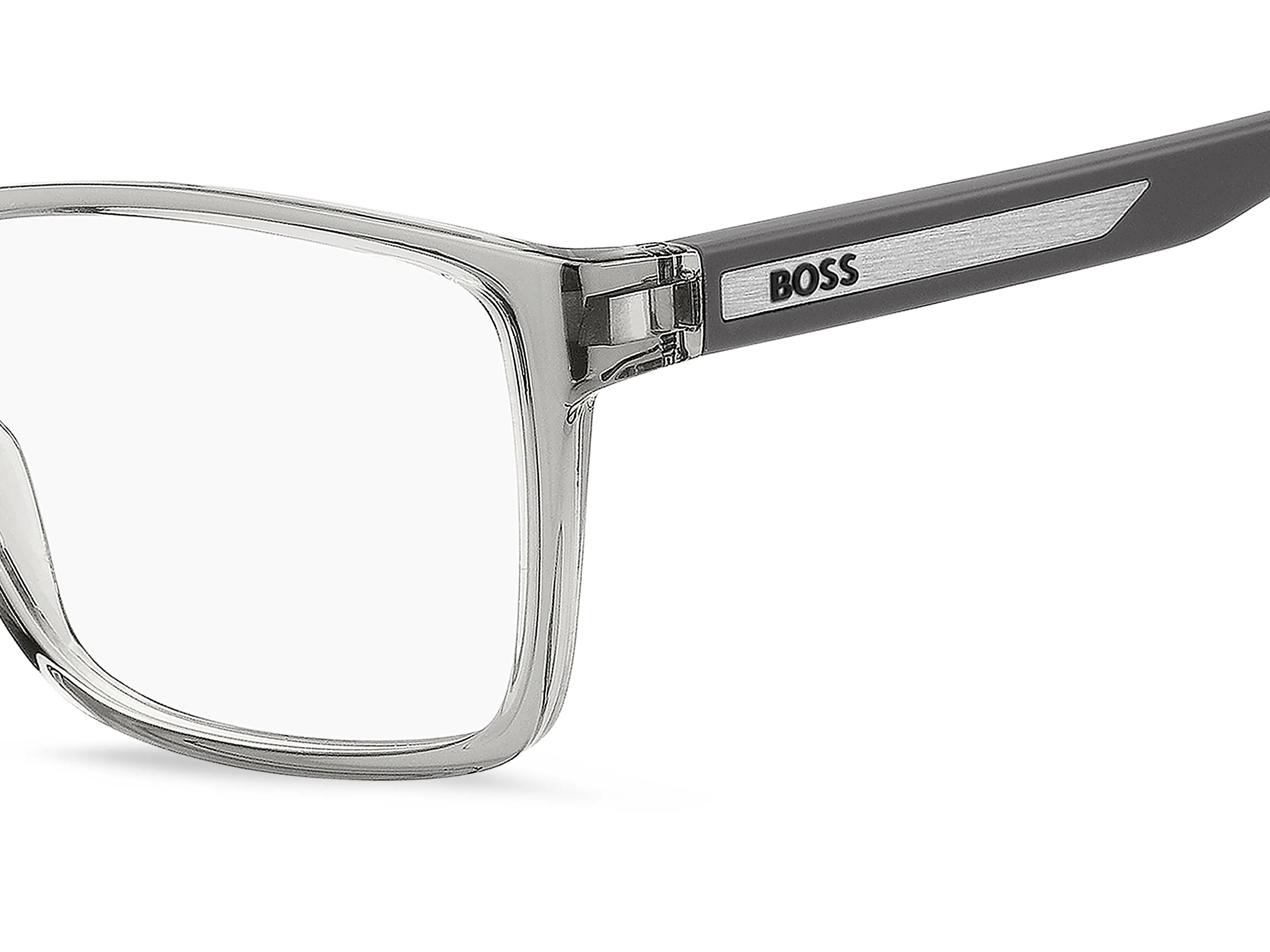 Hugo Boss BOSS 1909 KB7 Montature da vista Eco-poliammide Grigio Squadrata Normale - immagine 3