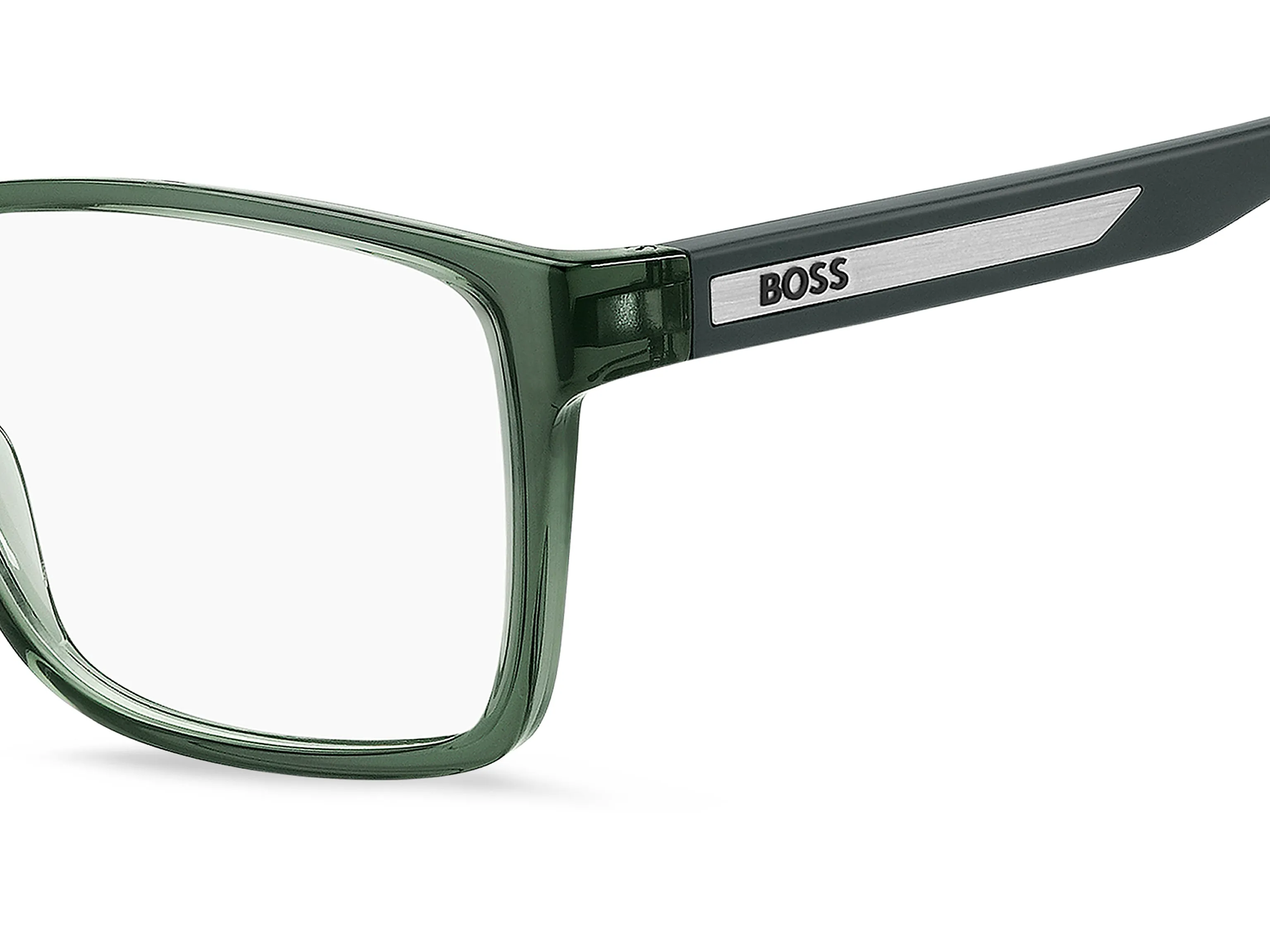 Hugo Boss BOSS 1909 1ED Montature da vista Eco-poliammide Verde Squadrata Normale - immagine 3