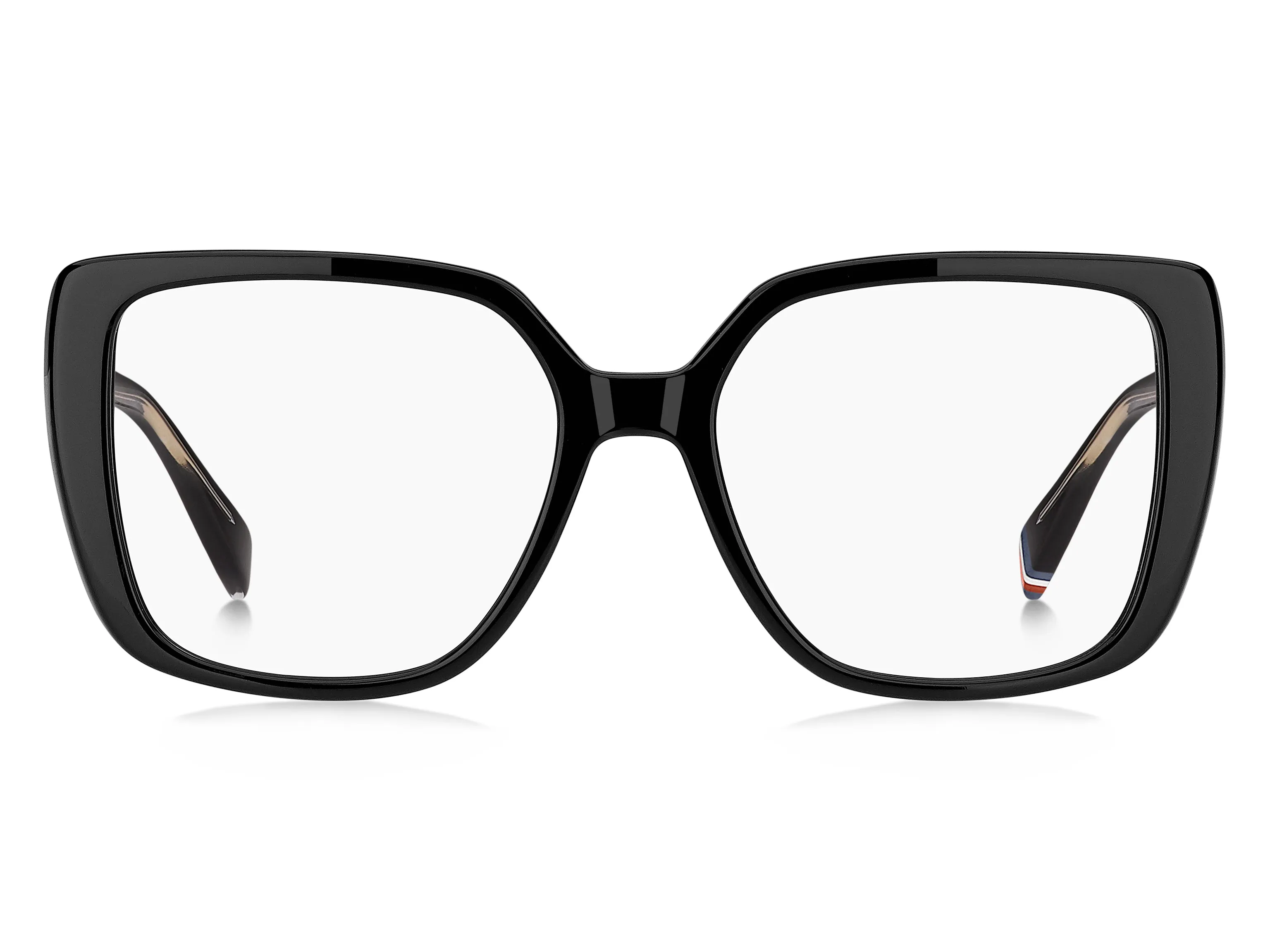Tommy Hilfiger TH 2348 807 Montature da vista Acetato Nero Farfalla Normale - immagine 2