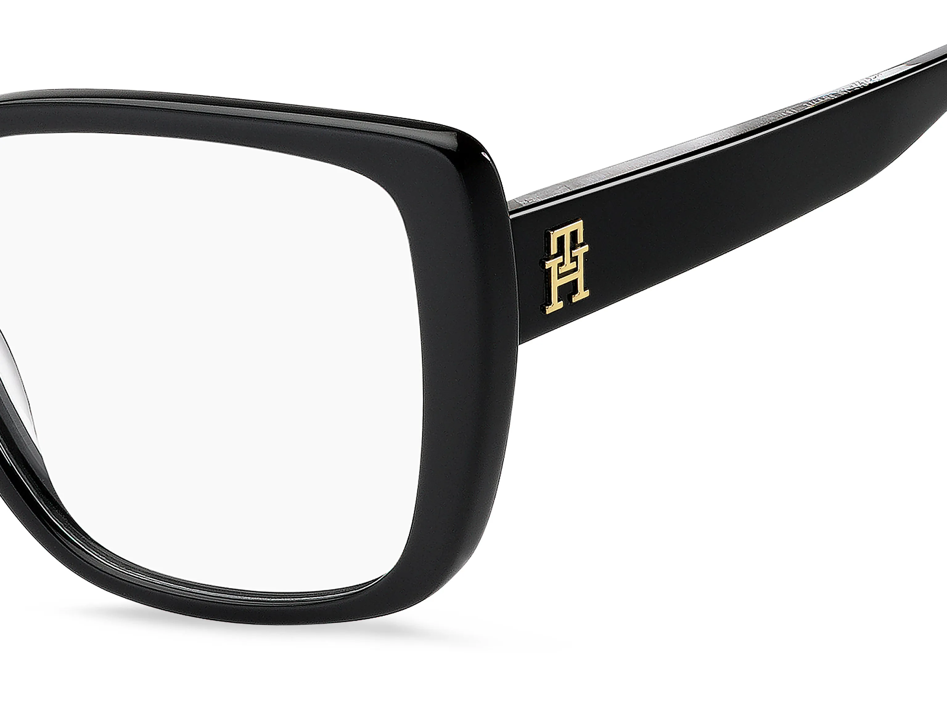 Tommy Hilfiger TH 2348 807 Montature da vista Acetato Nero Farfalla Normale - immagine 3