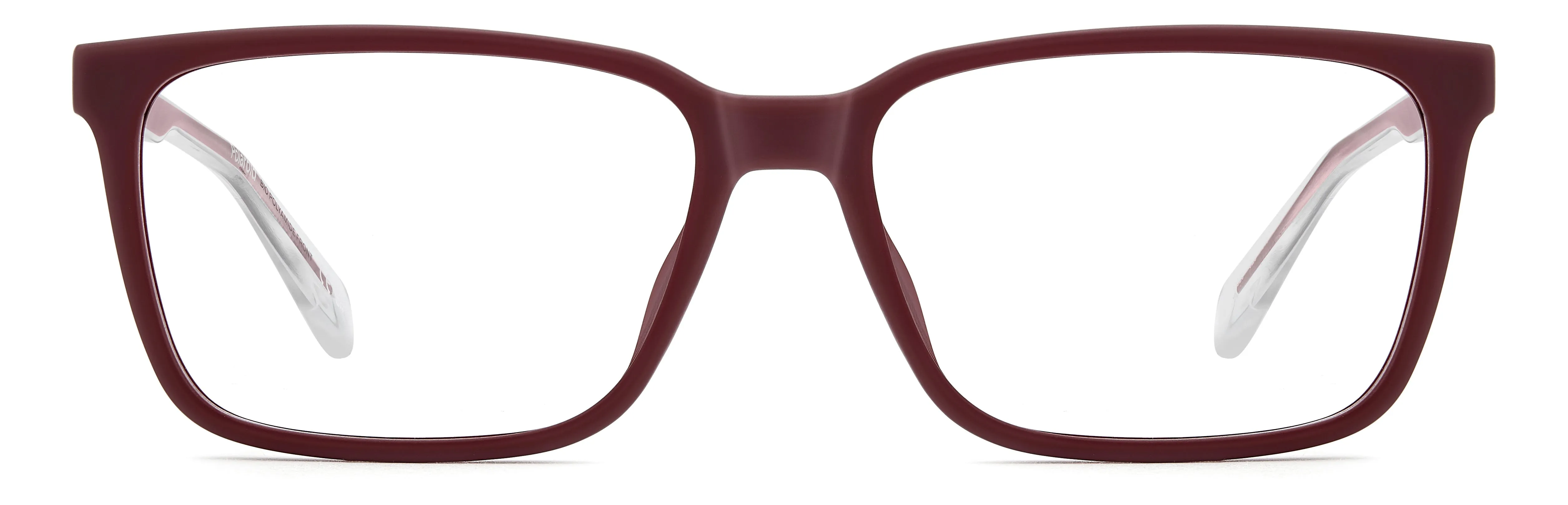 Polaroid PLD D620 0Z3 Montature da vista Eco-poliammide Rosso Squadrata Normale - immagine 2