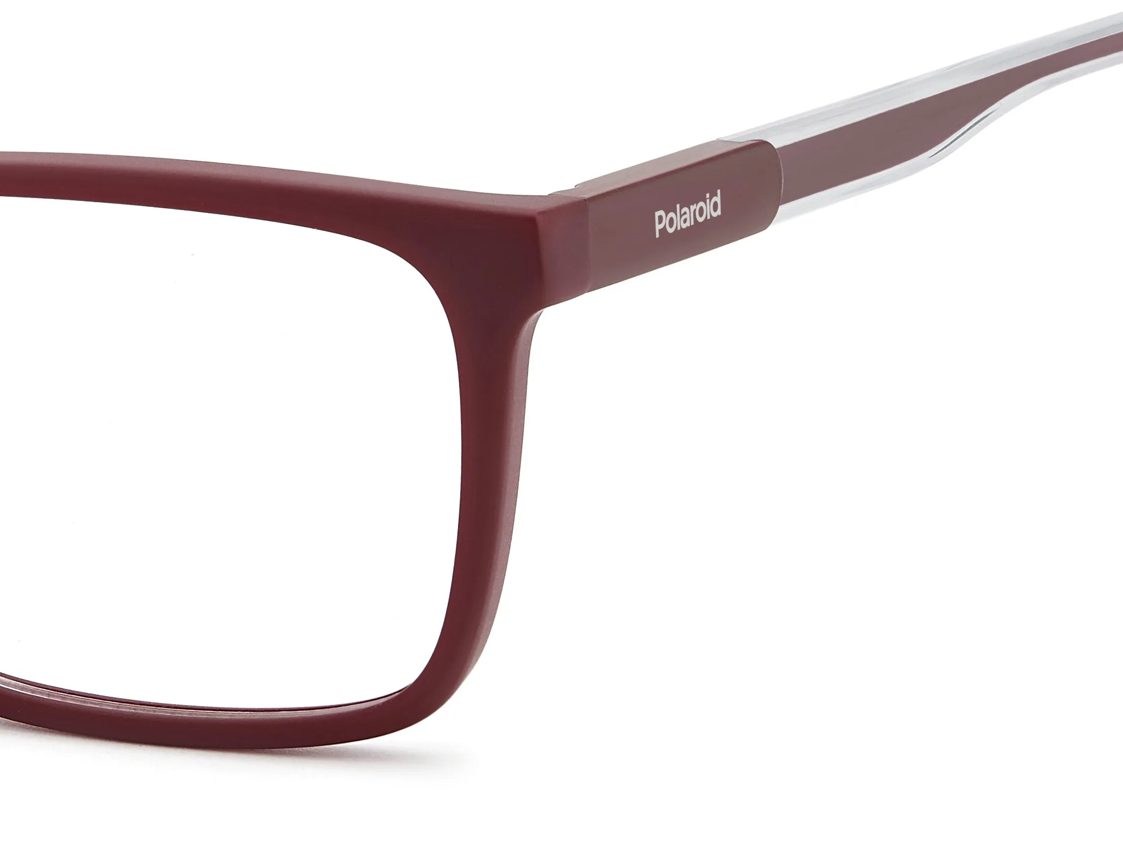 Polaroid PLD D620 0Z3 Montature da vista Eco-poliammide Rosso Squadrata Normale - immagine 4