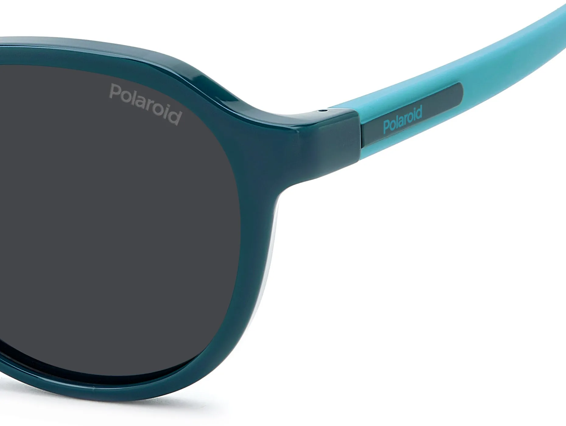 Polaroid Junior Polaroid PLD 8078/S ZI9/M9 Occhiali da sole bambino Policarbonato Verde Grigio Pantos Polarizzata - immagine 4