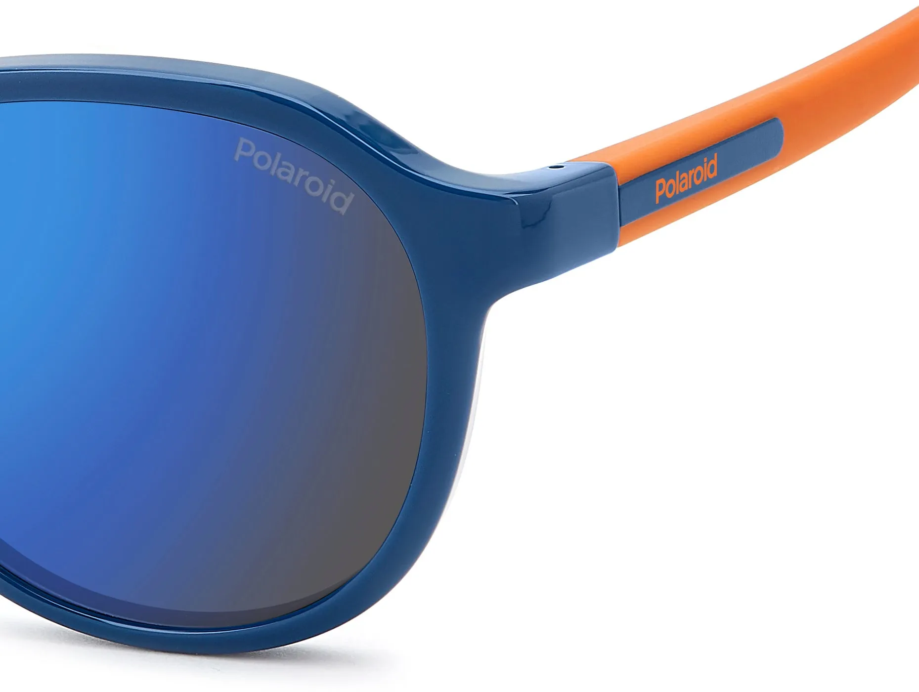 Polaroid Junior Polaroid PLD 8078/S PJP/5X Occhiali da sole bambino Policarbonato Blu Blu Pantos Polarizzata Specchiato - immagine 4