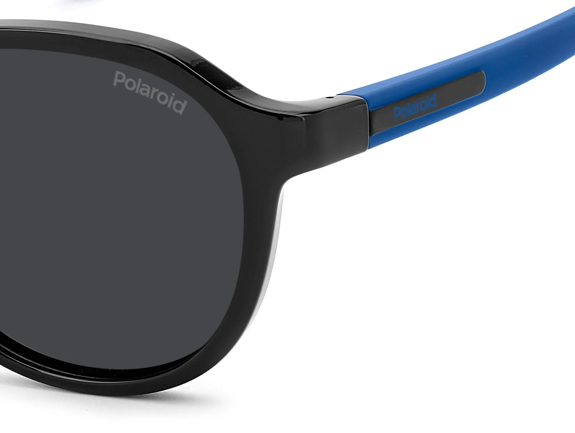 Polaroid Junior Polaroid PLD 8078/S 807/M9 Occhiali da sole bambino Policarbonato Nero Grigio Pantos Polarizzata - immagine 4