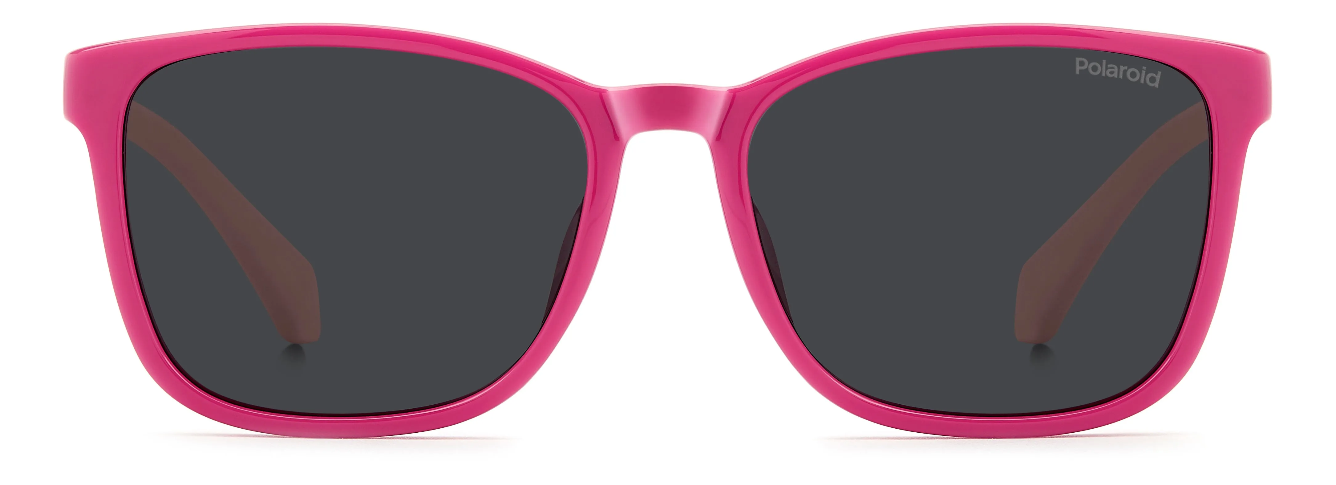Polaroid Junior Polaroid PLD 8077/S 35J/M9 Occhiali da sole bambino Policarbonato Rosa Grigio Squadrata Polarizzata - immagine 2