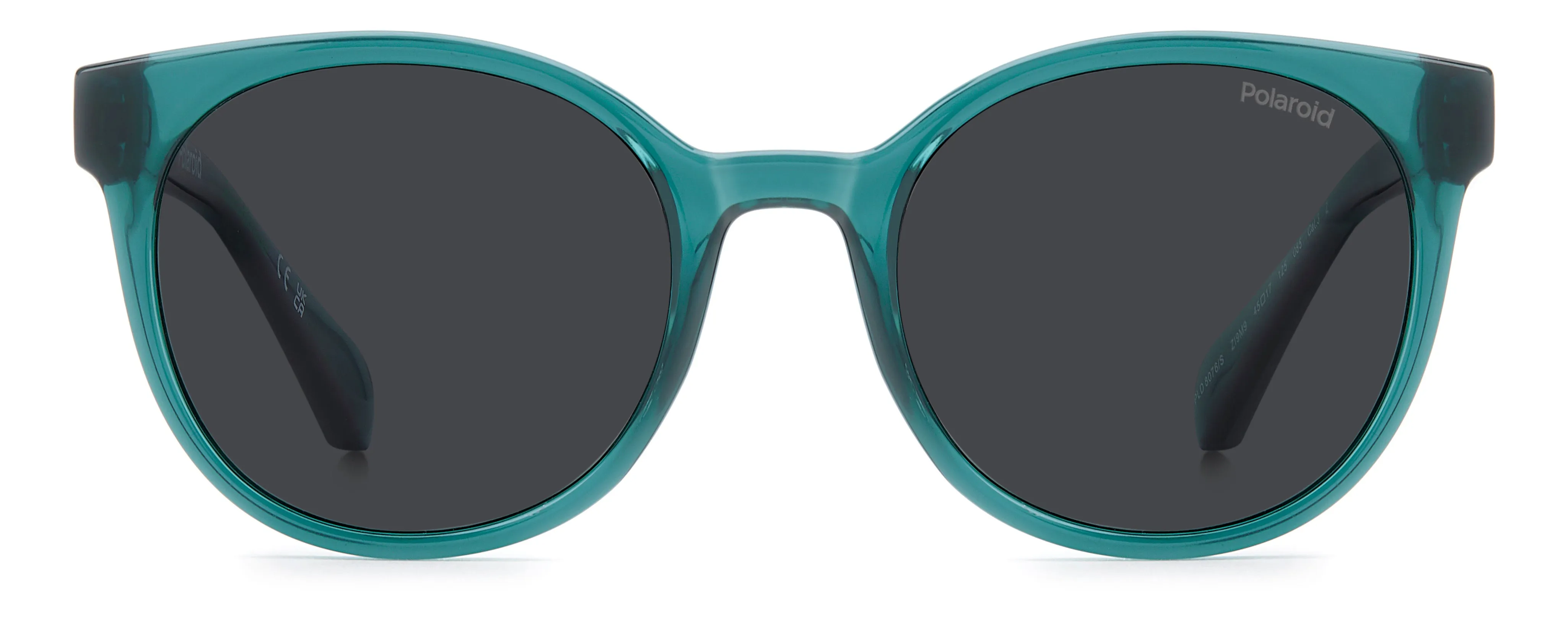 Polaroid PLD 8076/S ZI9/M9 Occhiali da sole bambino Policarbonato Verde Grigio Farfalla Polarizzata - immagine 2