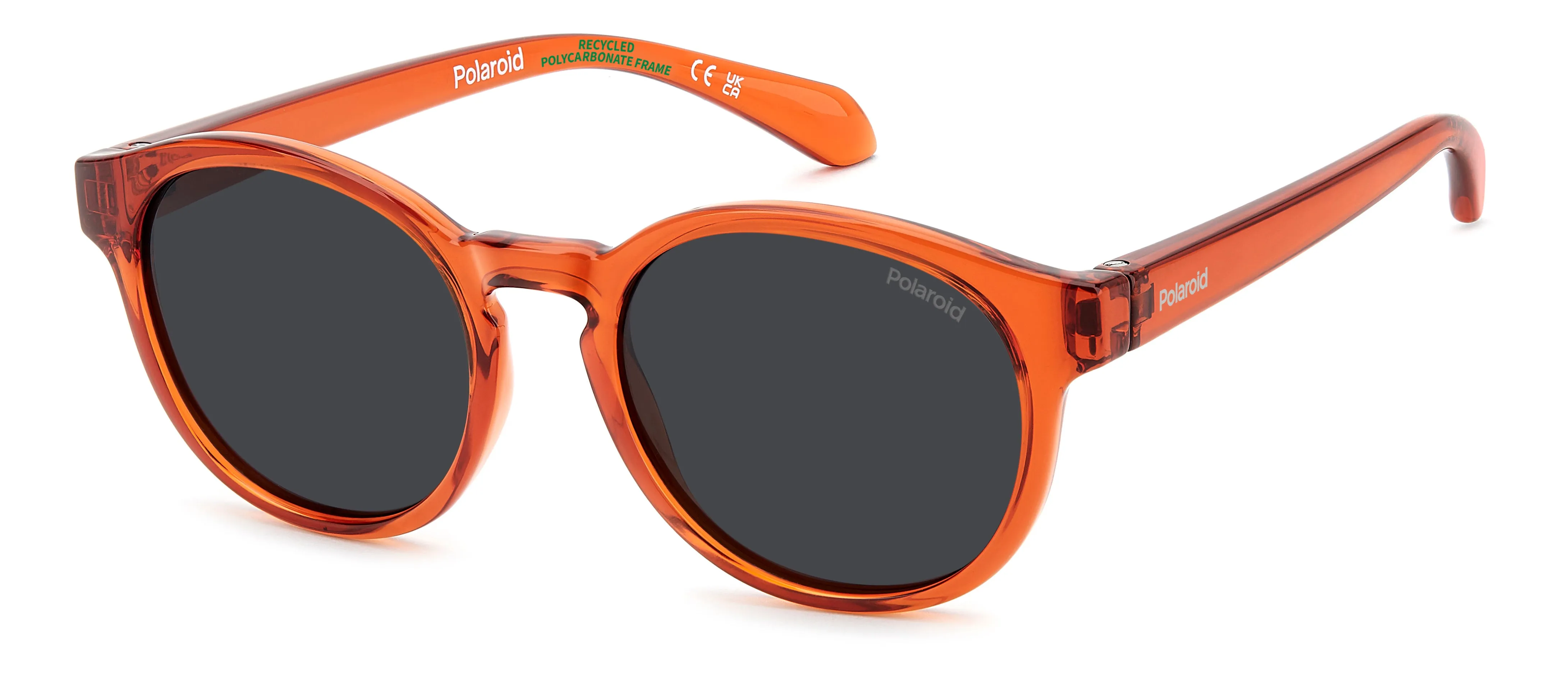 Polaroid PLD 8075/S L7Q/M9 Occhiali da sole bambino Policarbonato Arancione Grigio Pantos Polarizzata - immagine 1