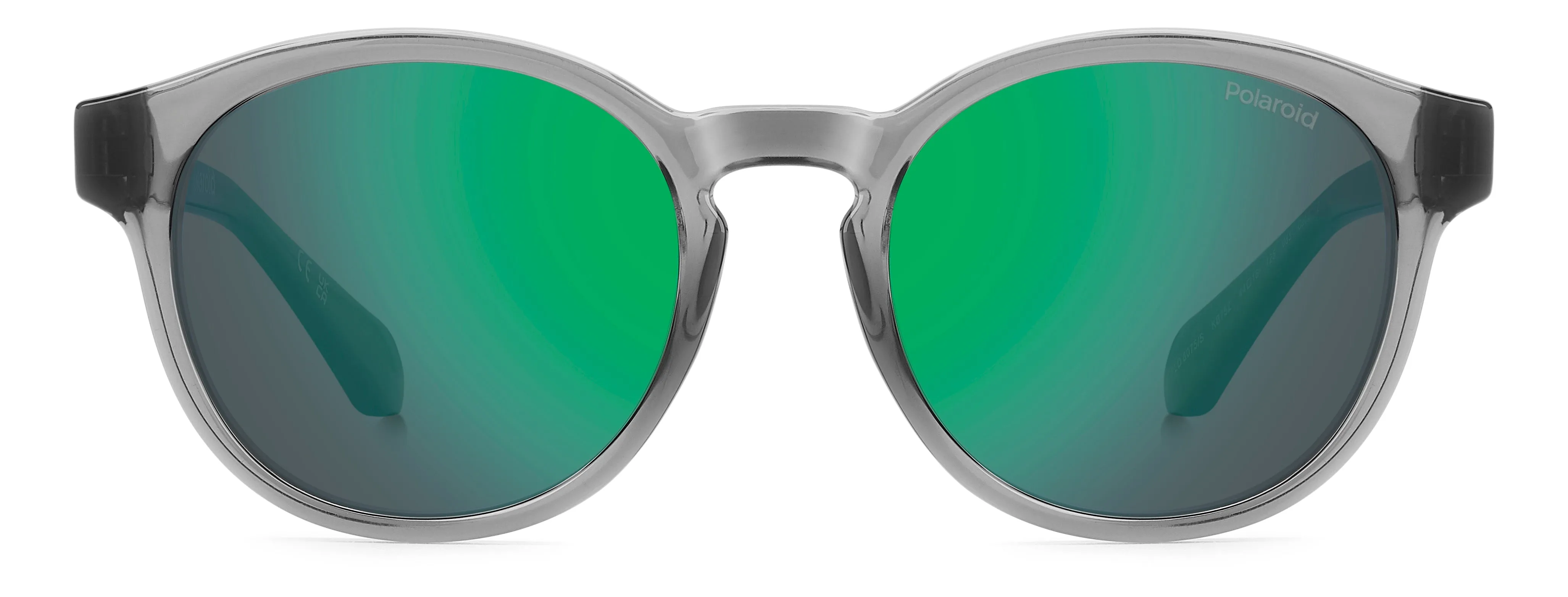 Polaroid PLD 8075/S KB7/5Z Occhiali da sole bambino Policarbonato Grigio Grigio Pantos Polarizzata Specchiato - immagine 2