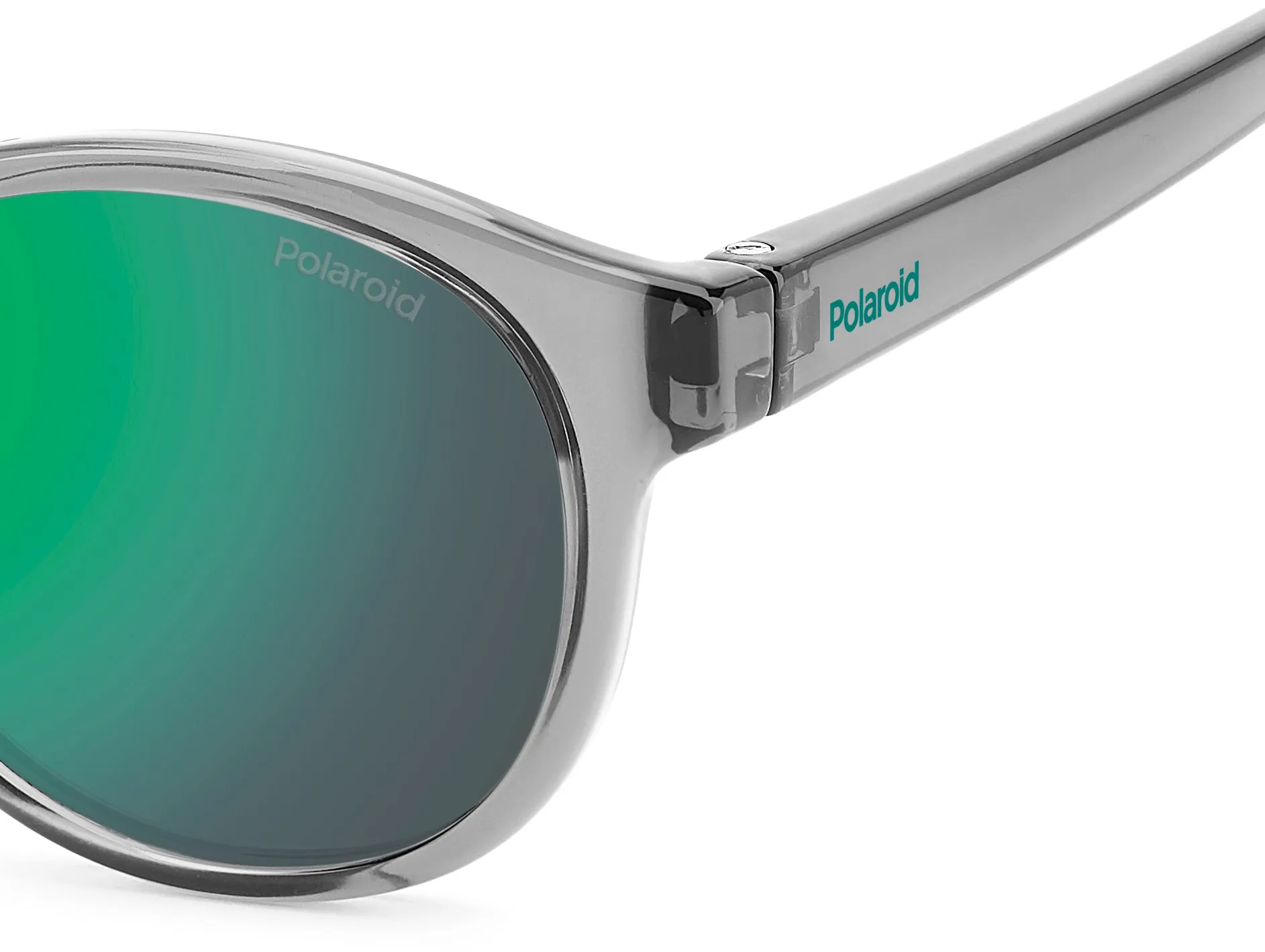 Polaroid PLD 8075/S KB7/5Z Occhiali da sole bambino Policarbonato Grigio Grigio Pantos Polarizzata Specchiato - immagine 4
