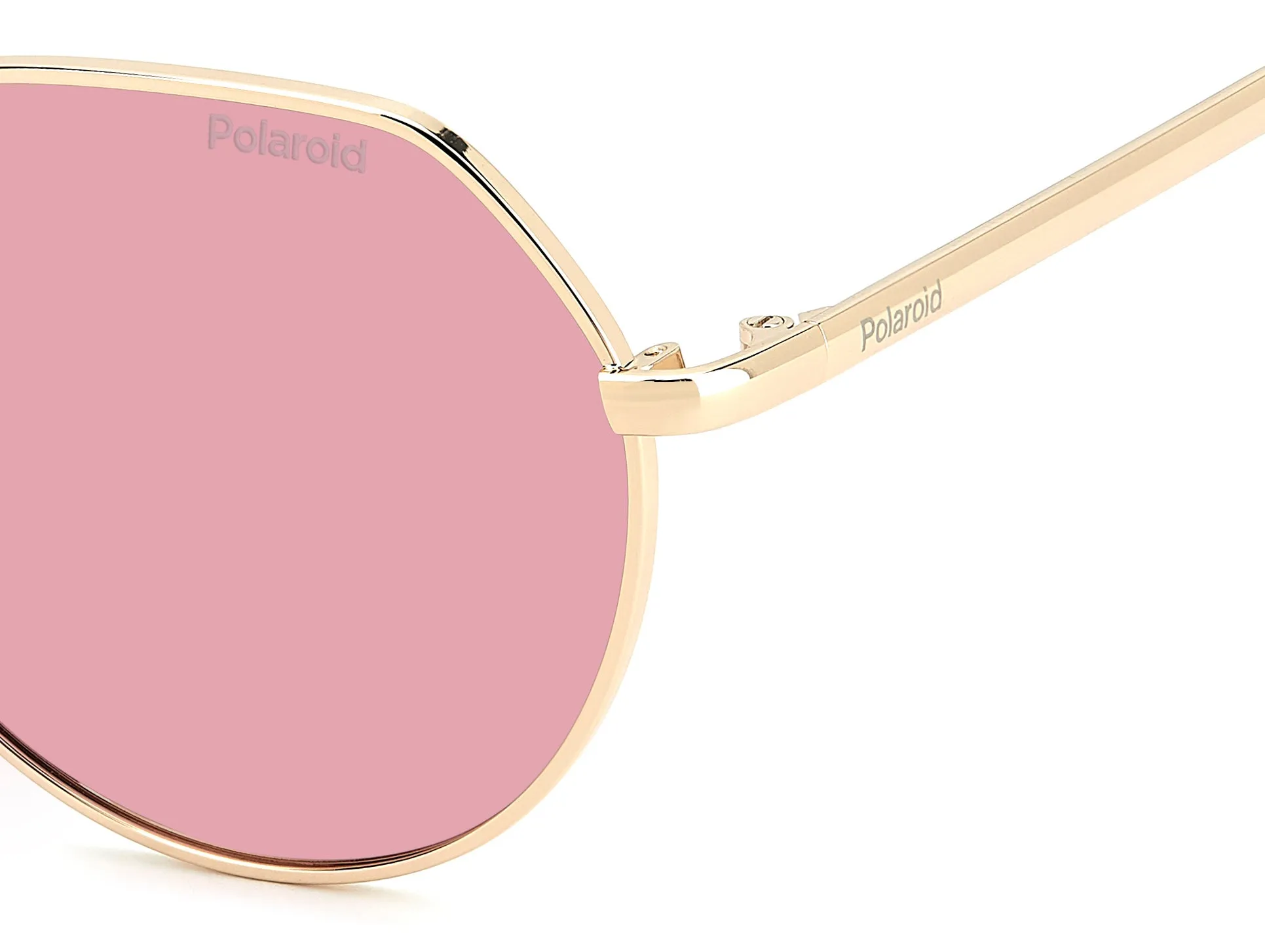 Polaroid Junior Polaroid PLD 8074/S EYR/0F Occhiali da sole bambino Metallo Oro Rosa Rotonda Polarizzata - immagine 4