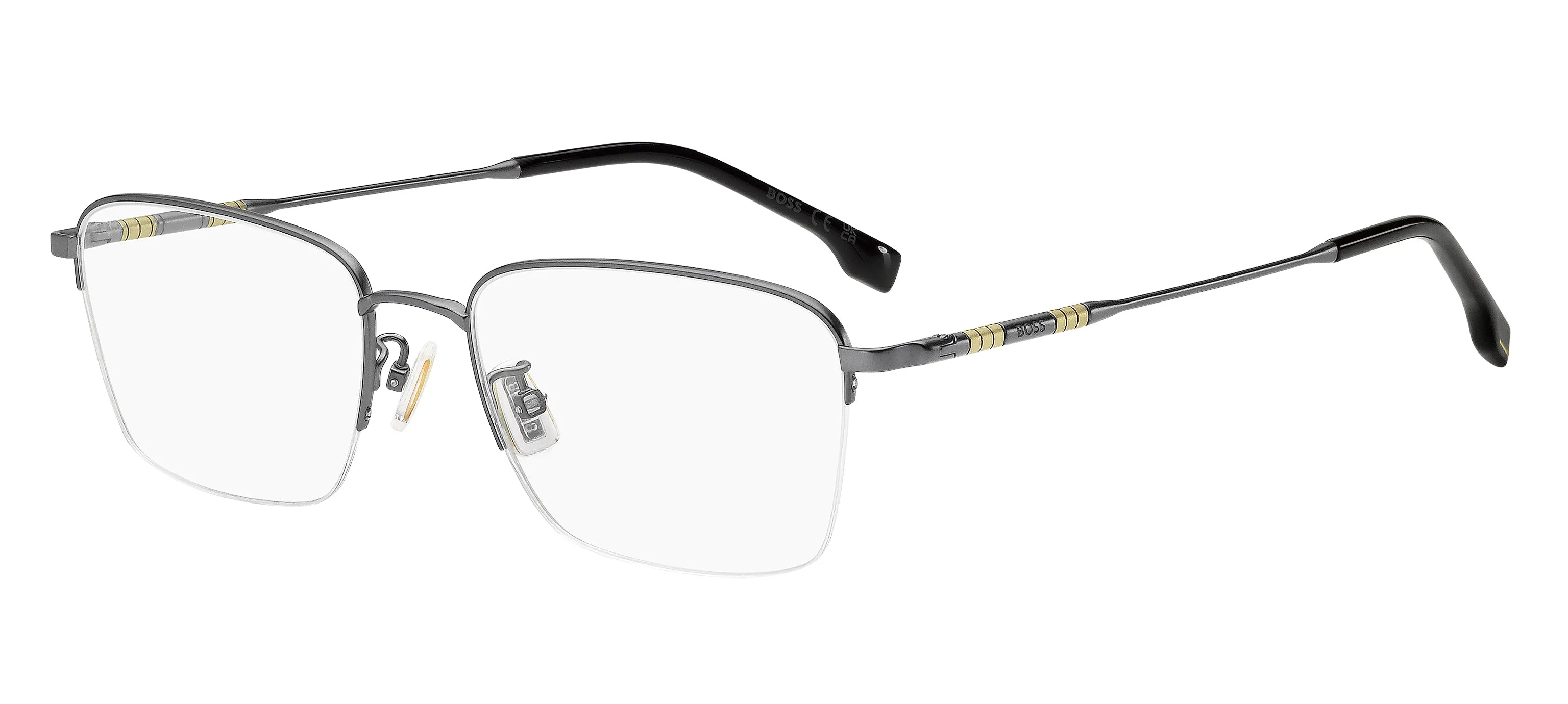 Hugo Boss BOSS 1928/F R80 Montature da vista Rutenio Squadrata Normale - immagine 1
