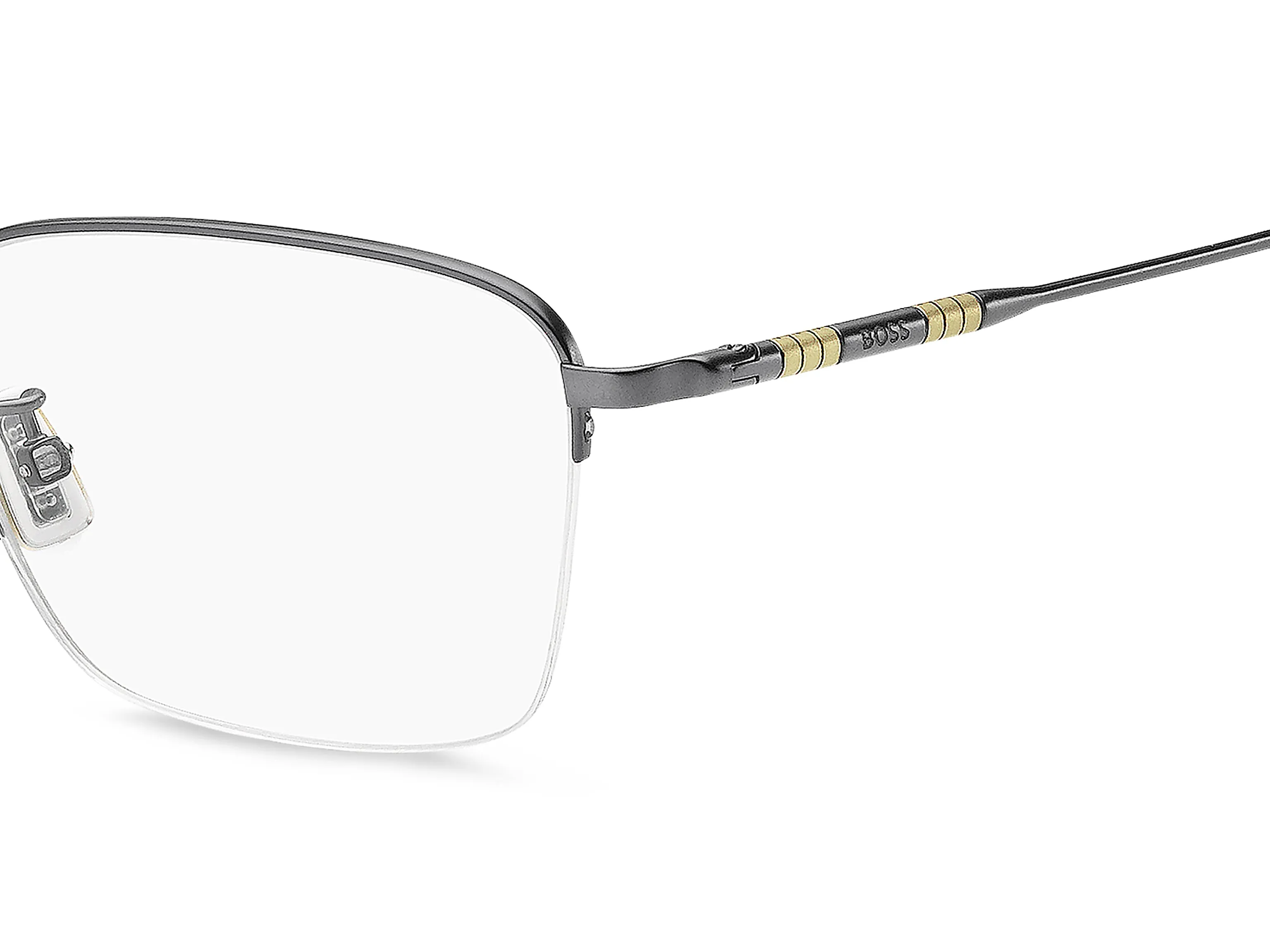 Hugo Boss BOSS 1928/F R80 Montature da vista Rutenio Squadrata Normale - immagine 3