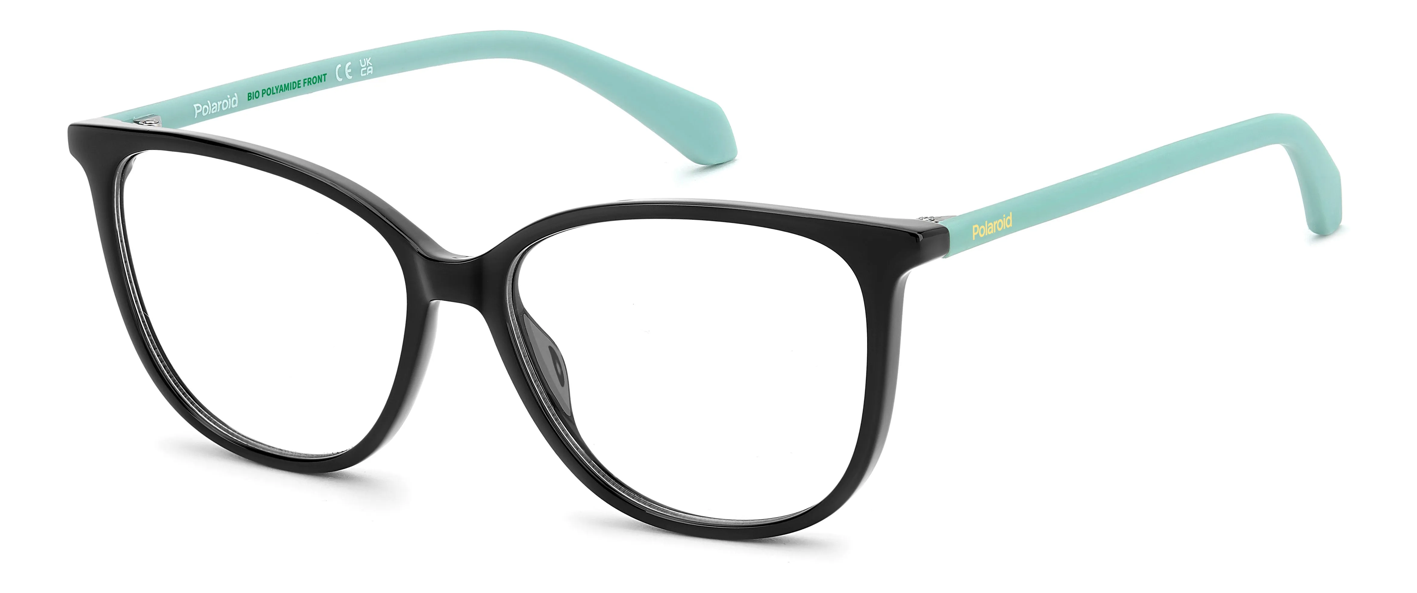 Polaroid Junior Polaroid PLD D853 807 Montature da vista bambino Eco-poliammide Nero Farfalla Normale - immagine 1