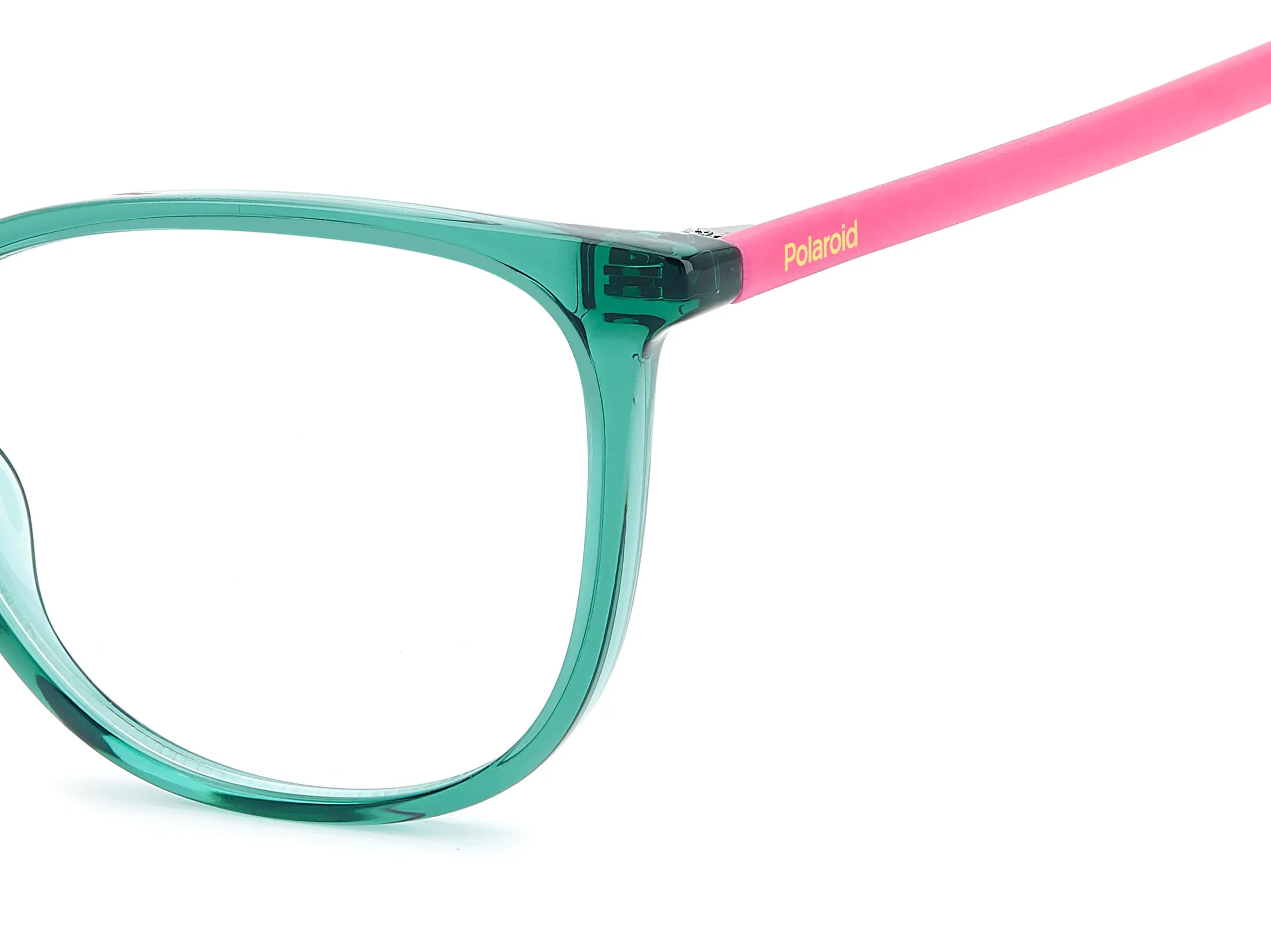 Polaroid Junior Polaroid PLD D853 1ED Montature da vista bambino Eco-poliammide Verde Farfalla Normale - immagine 4