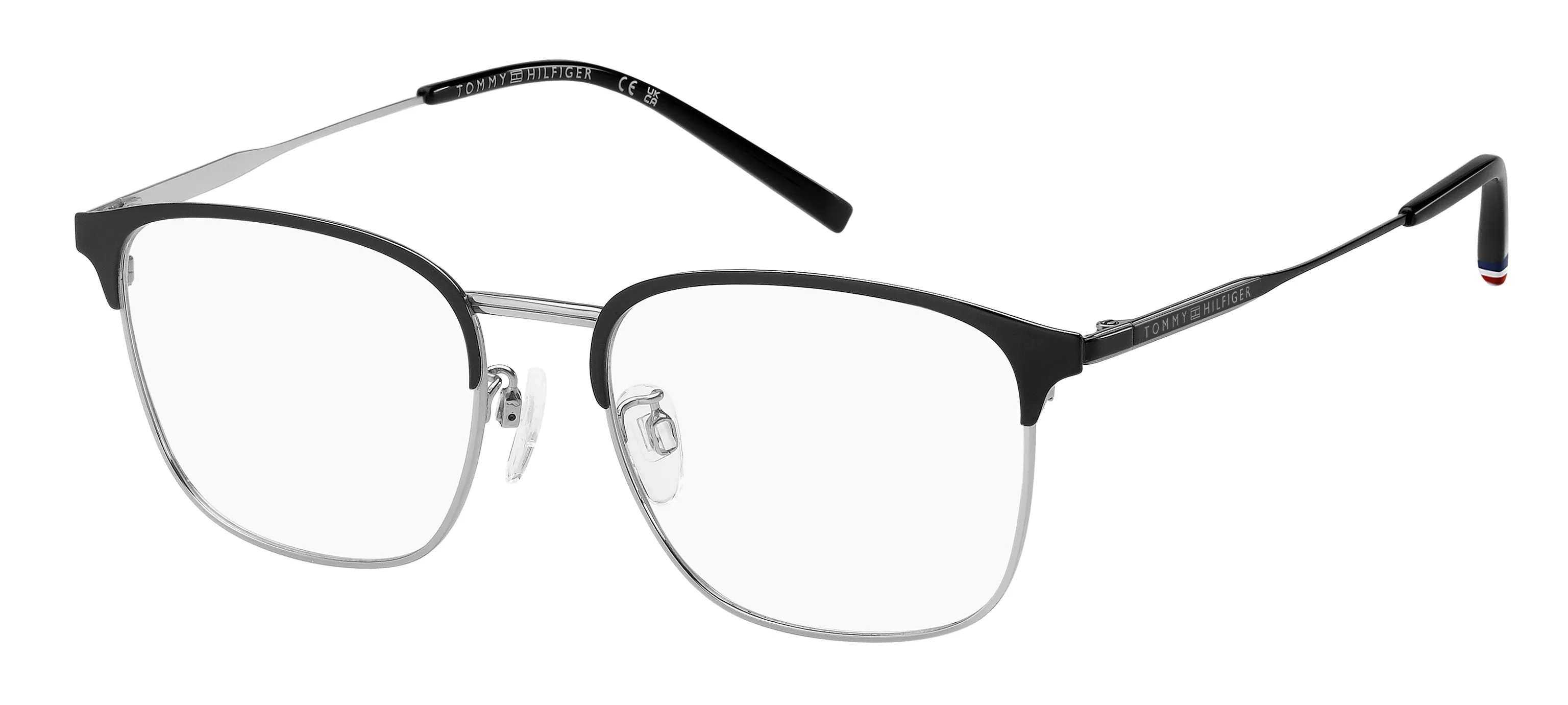 Tommy Hilfiger TH 2361/F BSC Montature da vista Metallo Nero Squadrata Normale - immagine 1