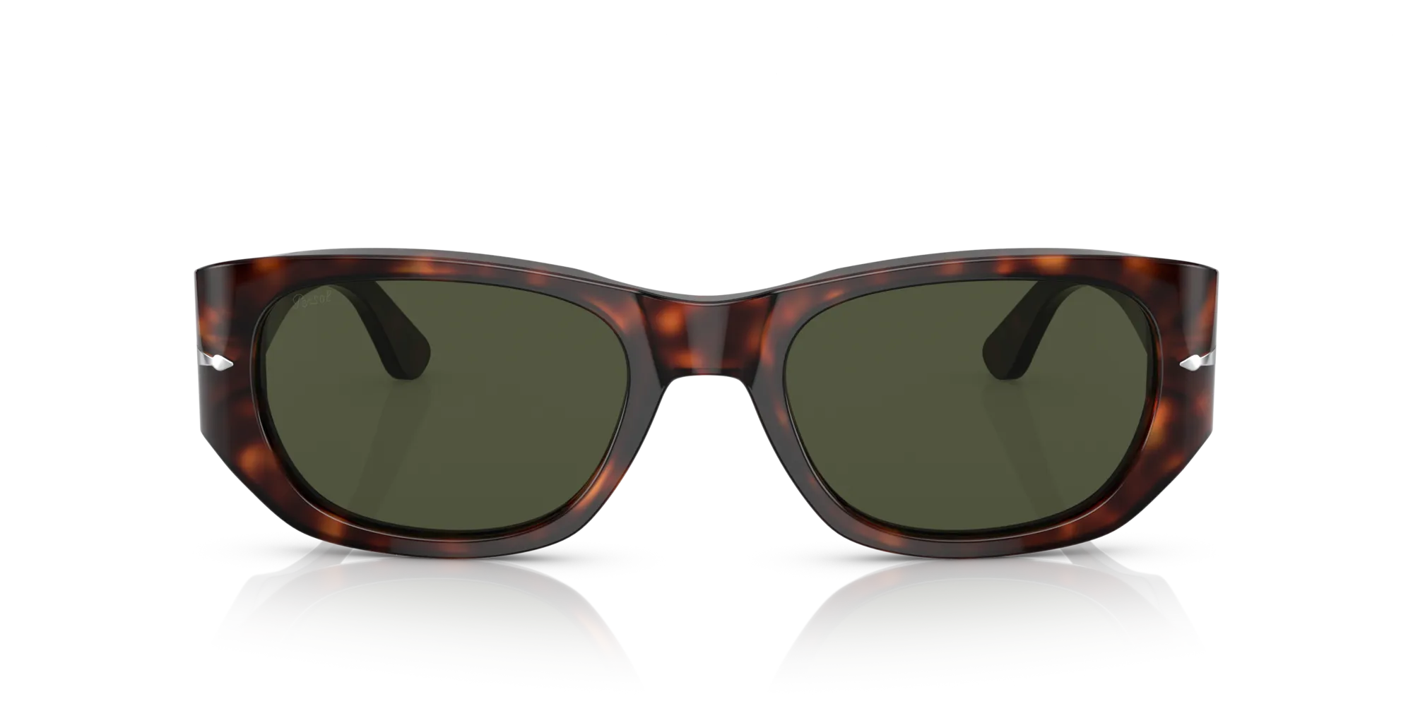 Persol PO3307S 24/31 Occhiali da sole Acetato Tartaruga Verde Pillow Normale - immagine 3