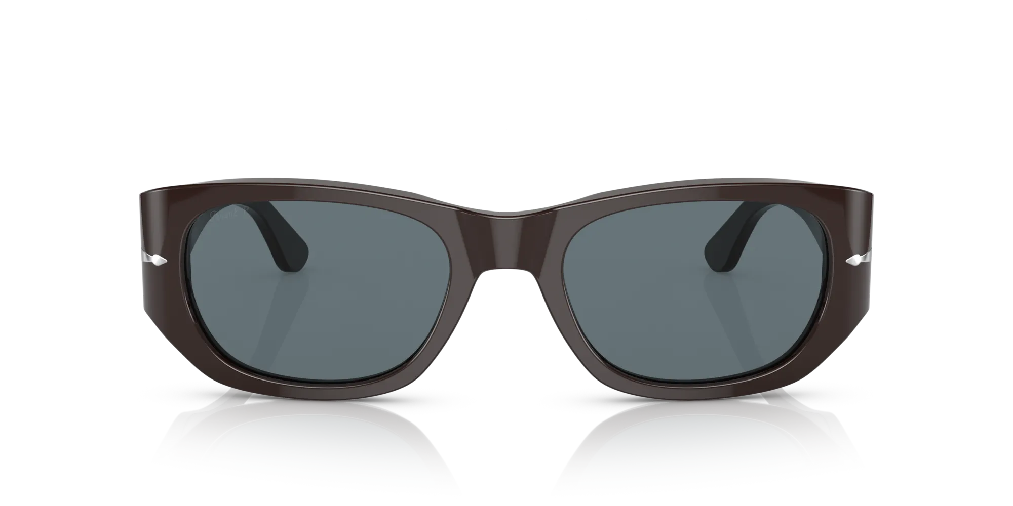 Persol PO3307S 11743R Occhiali da sole Acetato Marrone Blu Pillow Polarizzata - immagine 3