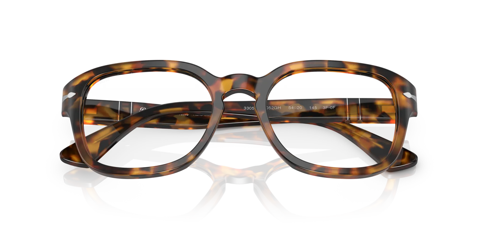 Persol PO3305S 1052GH Occhiali da sole Acetato Tartaruga Grigio Rotonda Fotocromatiche Fotocromatico - immagine 2