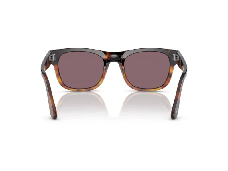 Persol PO3269S 1160AF Occhiali da sole Plastica Rosso Viola Squadrata Polarizzata - immagine 3