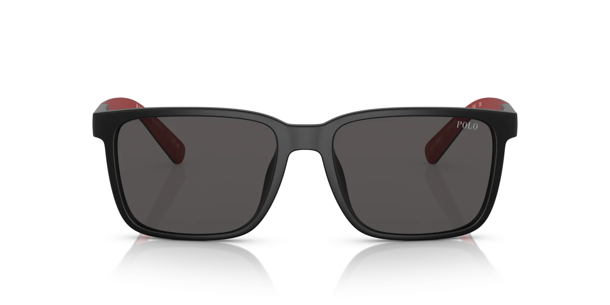 Polo Ralph Lauren PH4189U 537587 Occhiali da sole Iniettato Nero Grigio Squadrata Normale - immagine 3