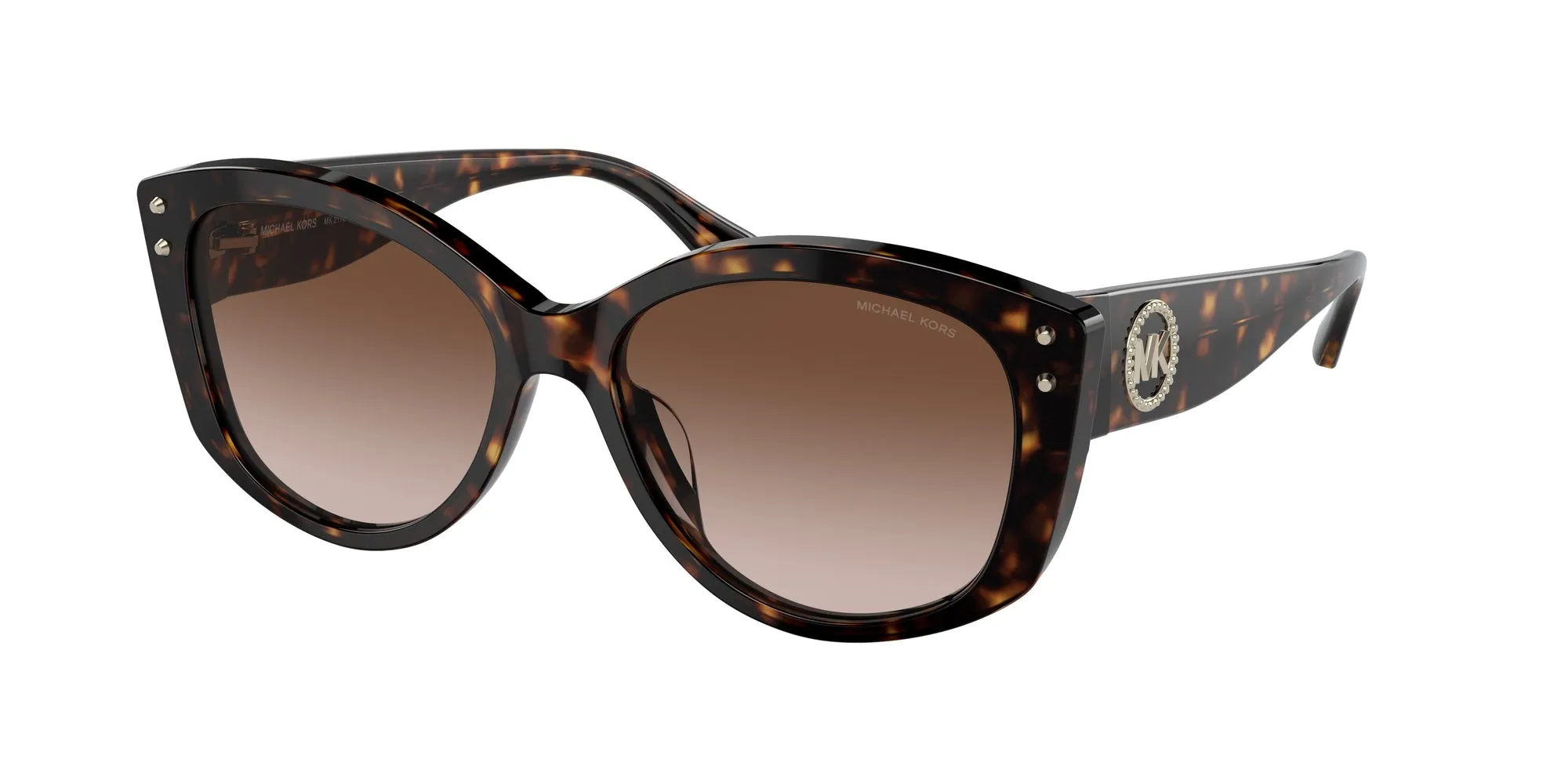 Michael Kors MK2175U CHARLESTON 300613 Occhiali da sole Plastica Tartaruga Marrone Geometrica Sfumato - immagine 1