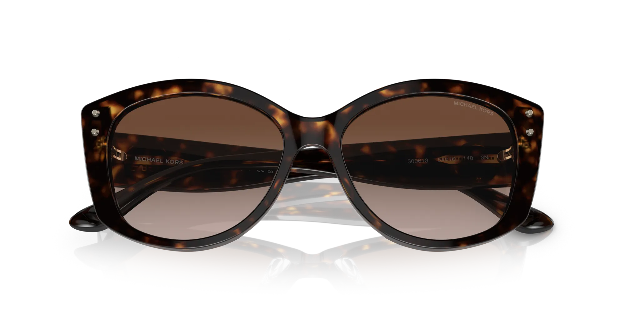Michael Kors MK2175U CHARLESTON 300613 Occhiali da sole Plastica Tartaruga Marrone Geometrica Sfumato - immagine 2